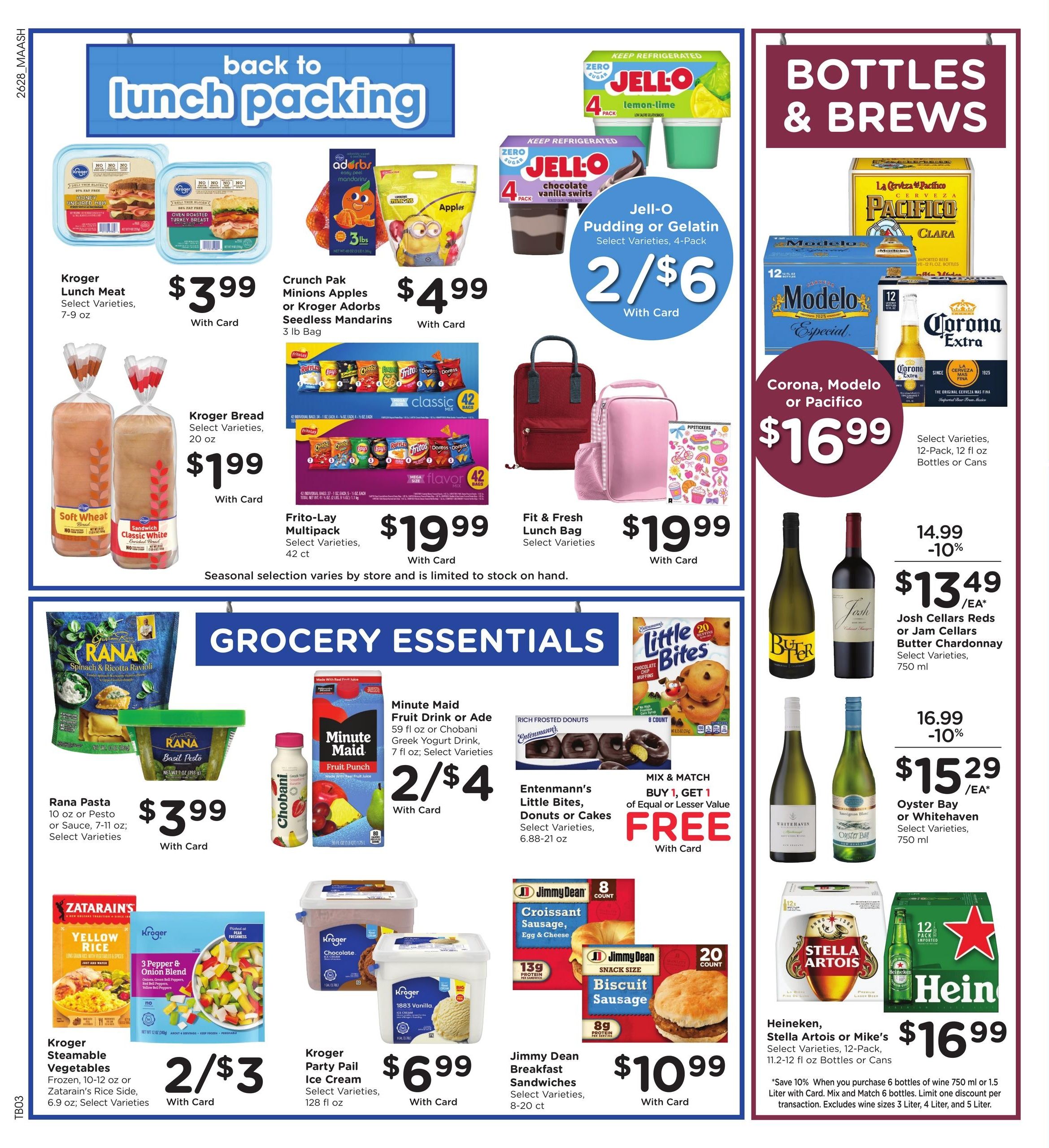 Kroger (Lucasville Area, OH) Weekly Ad August 12 - 18, 2026