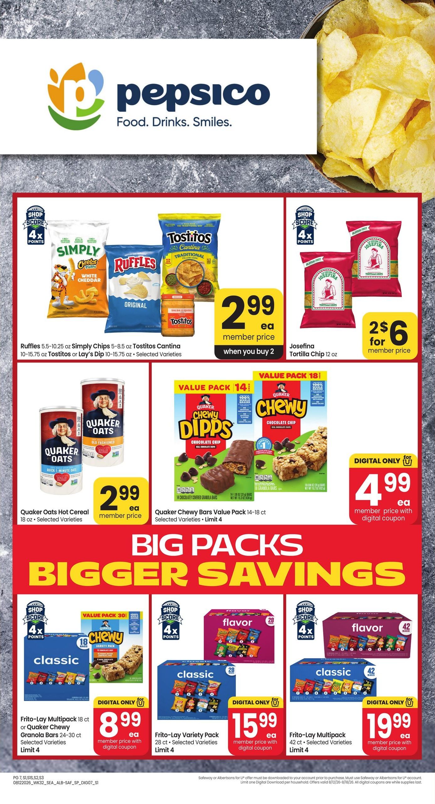 Safeway (Bellevue Area, WA) Weekly Ad August 12 - 18, 2026