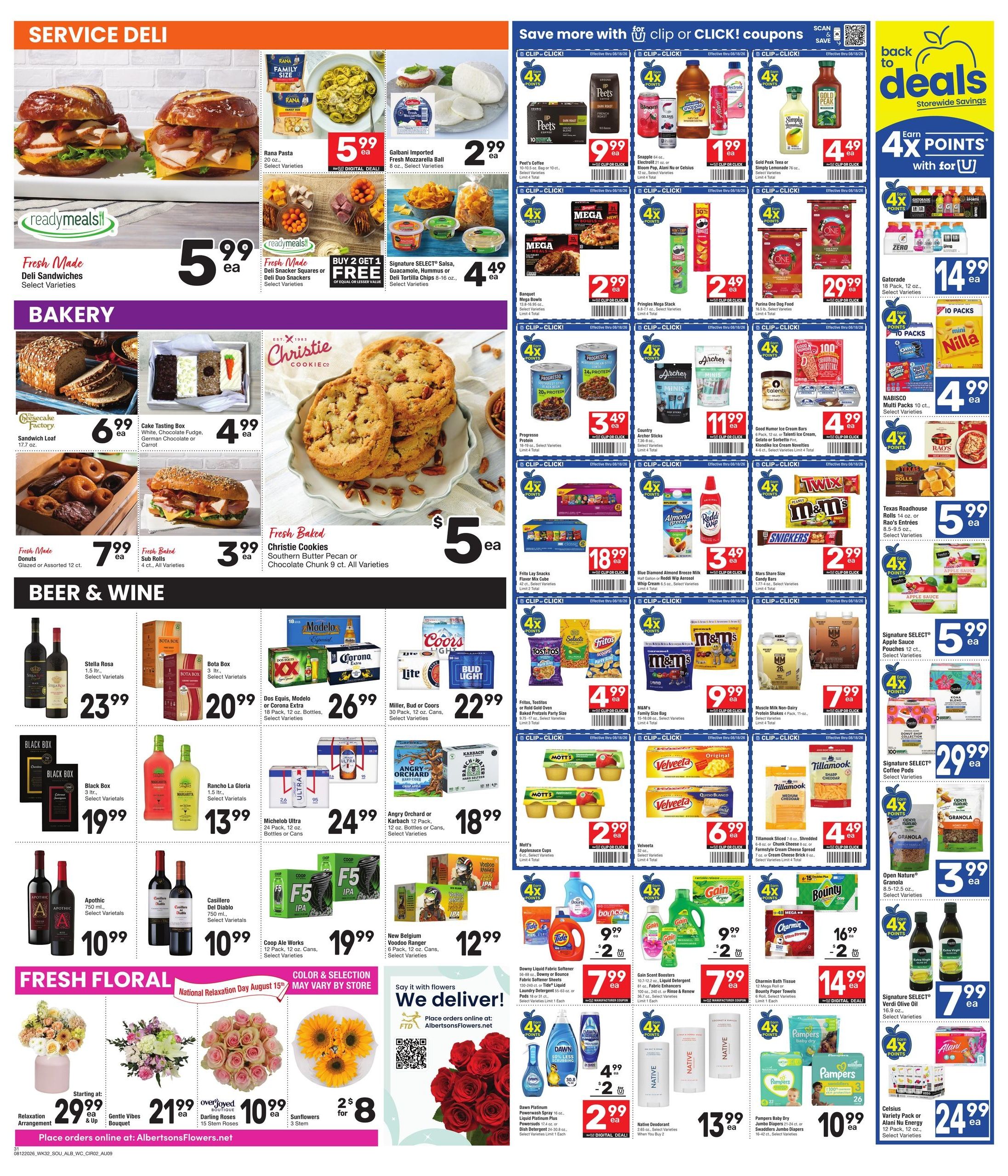 Albertsons (Ardmore–Lone Grove Area, OK) Weekly Ad August 12 - 18, 2026