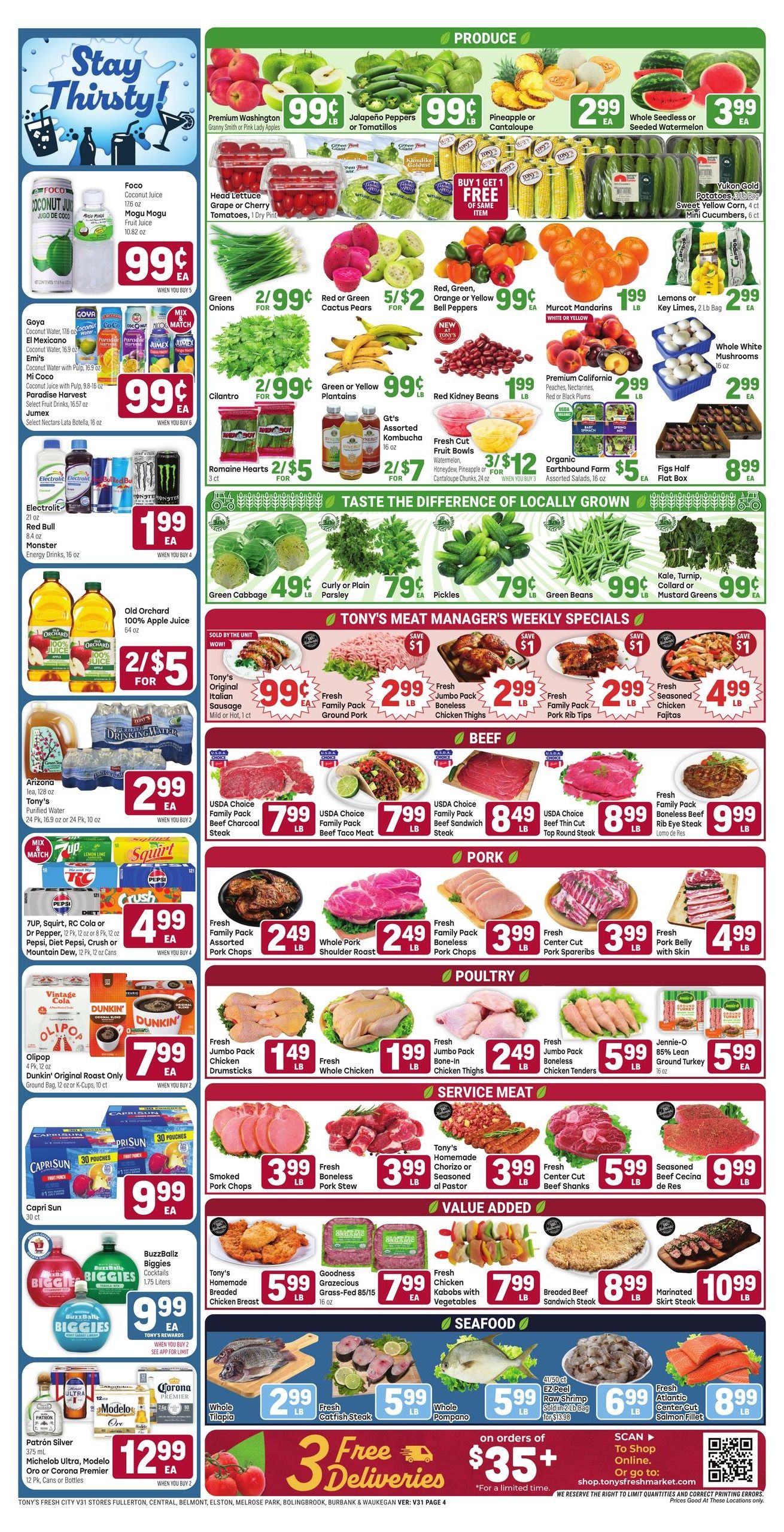 Tony's Fresh Market (Naperville–Aurora Area, IL) Weekly Ad August 12 - 18, 2026