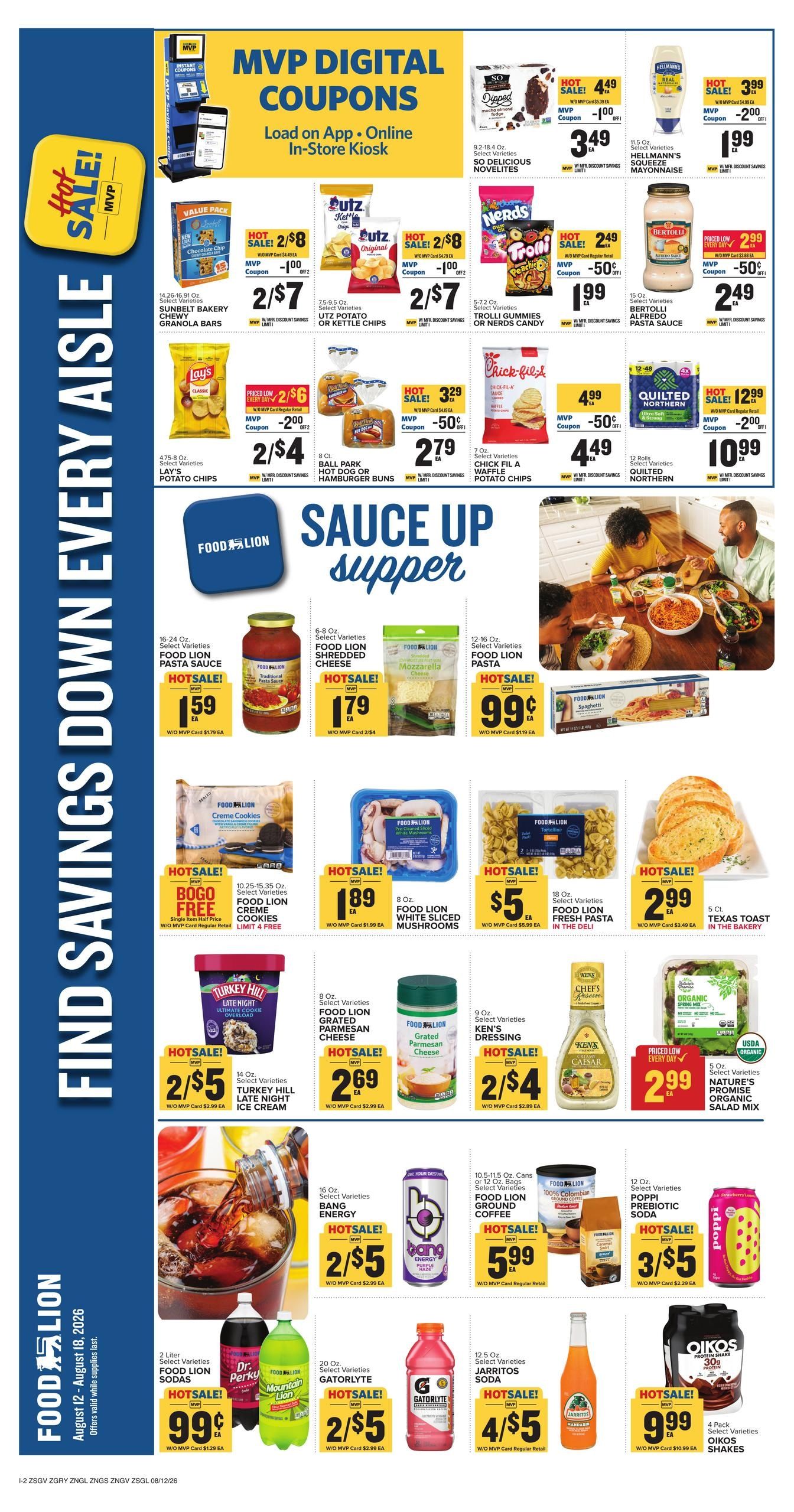 Food Lion (Greenville Area, SC) Weekly Ad August 12 - 18, 2026