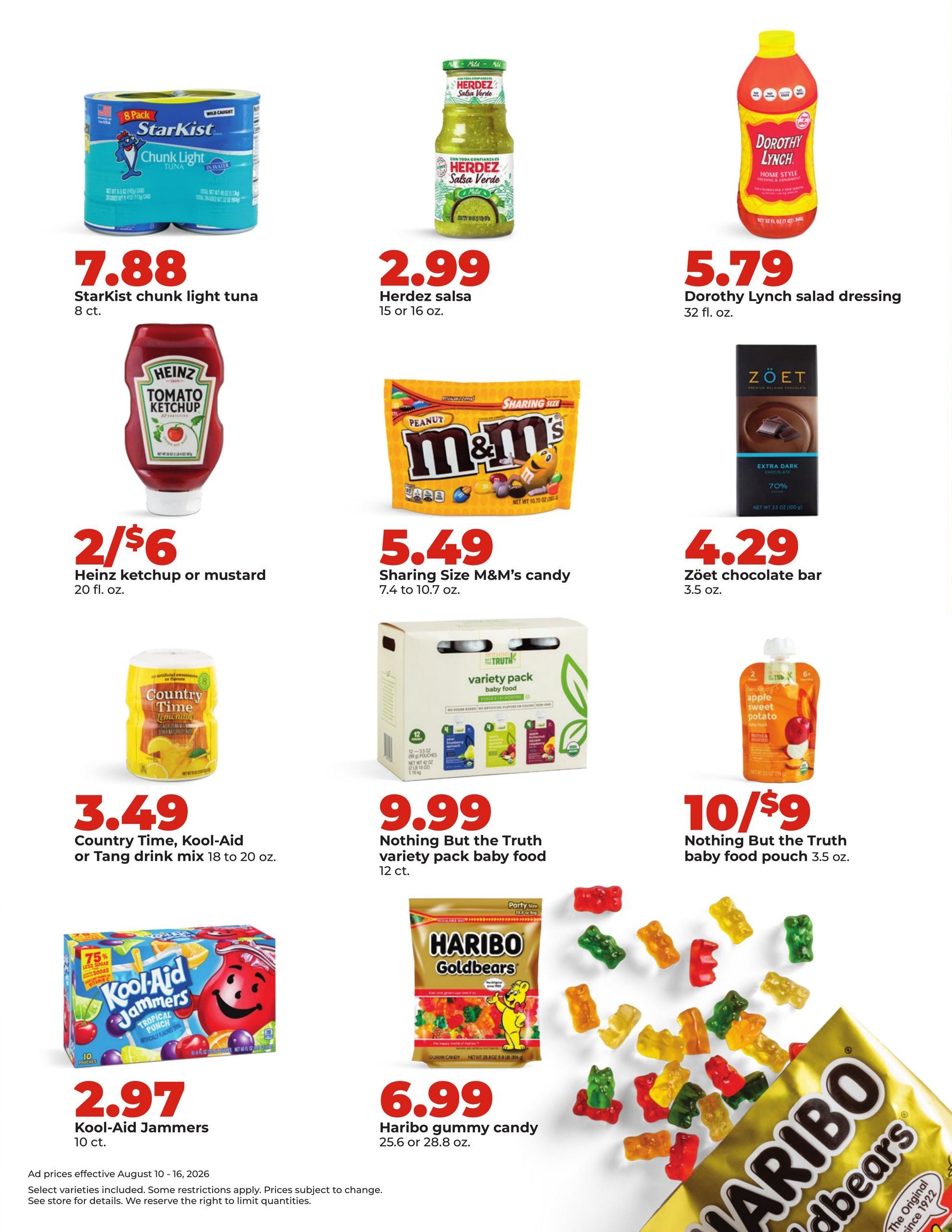 Hy-Vee (IA, IL) Weekly Ad August 10 - 16, 2026