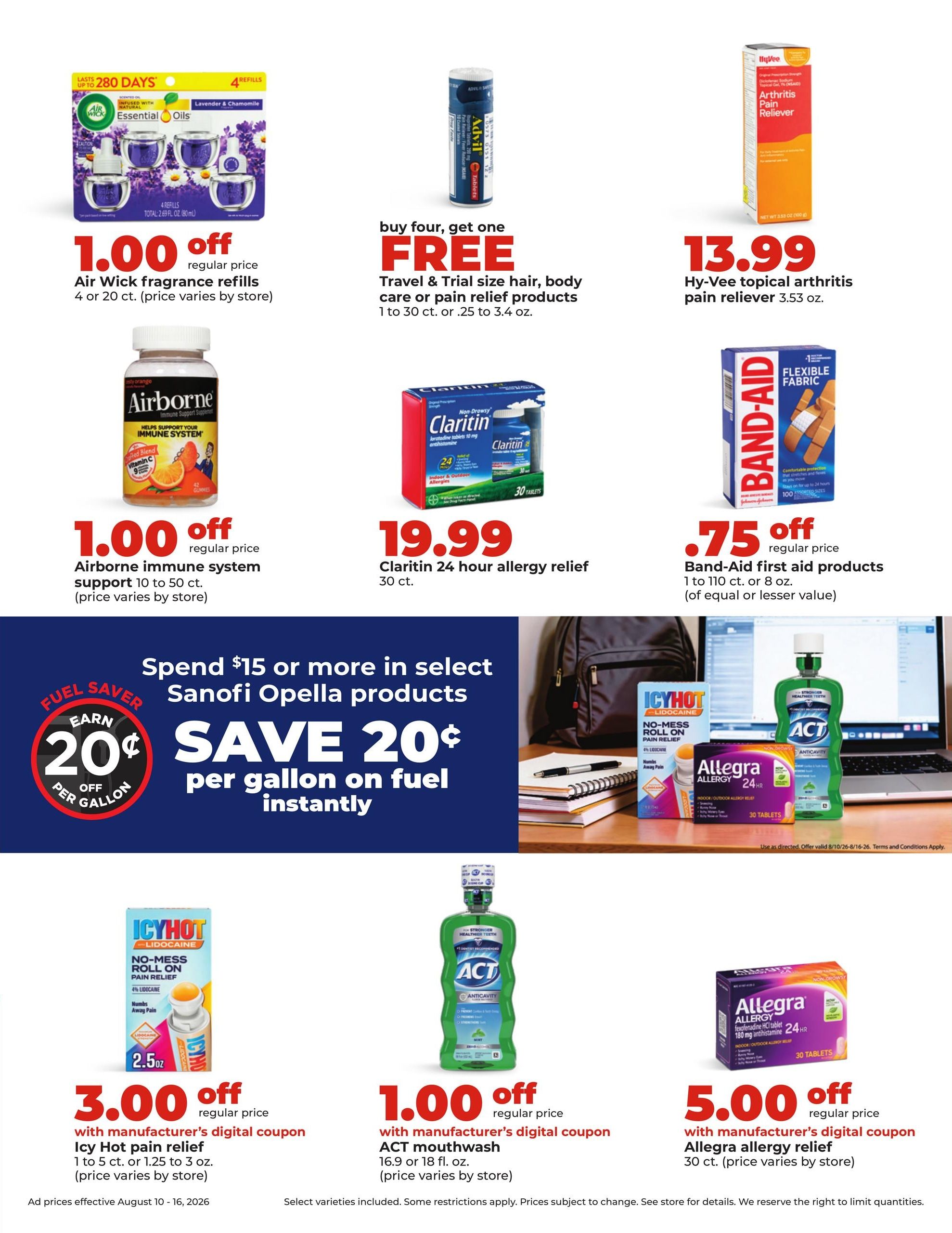 Hy-Vee (Carroll Area, IA) Weekly Ad August 10 - 16, 2026