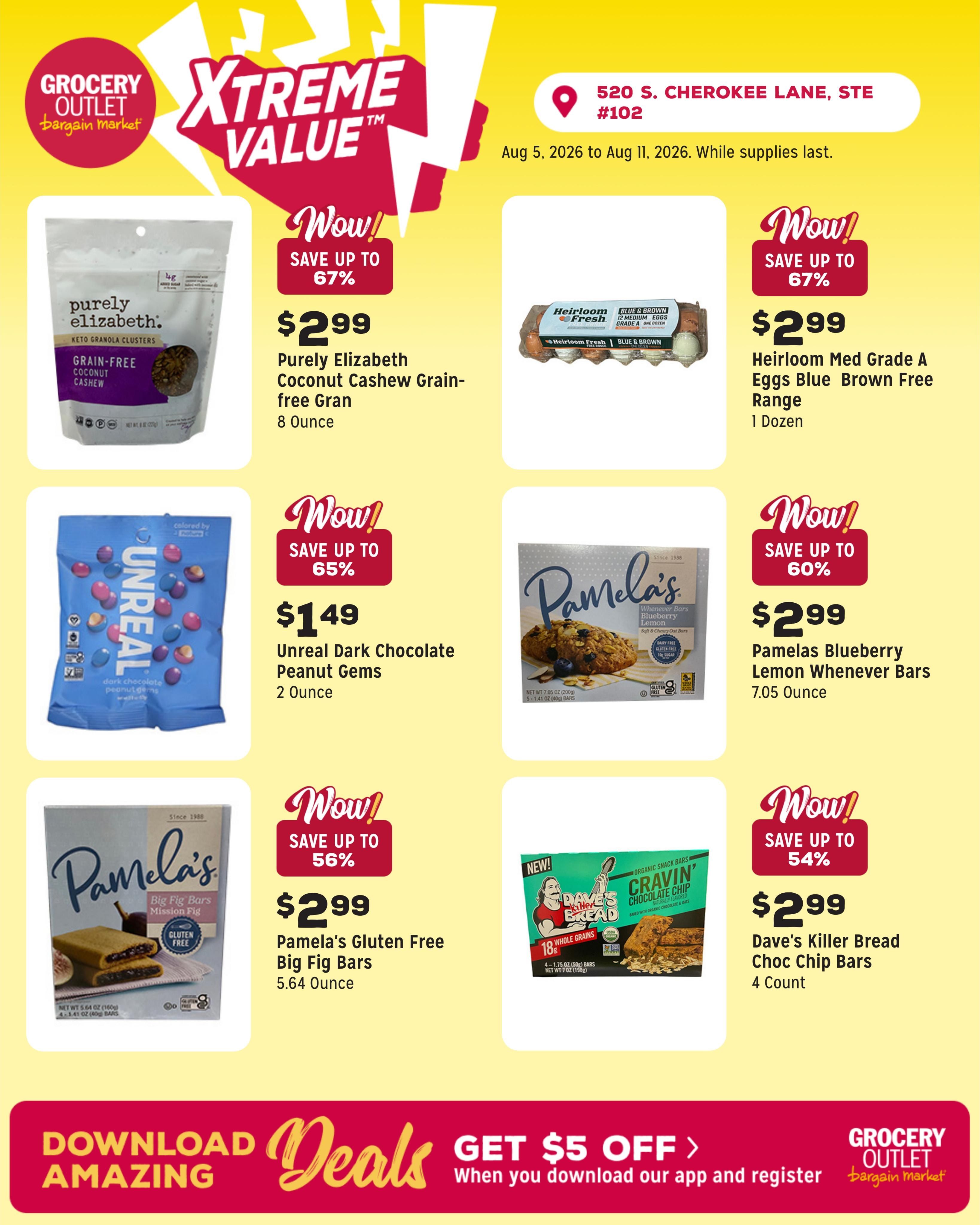 Grocery Outlet (Lodi–Woodbridge Area, CA) Weekly Ad August 5 - 11, 2026