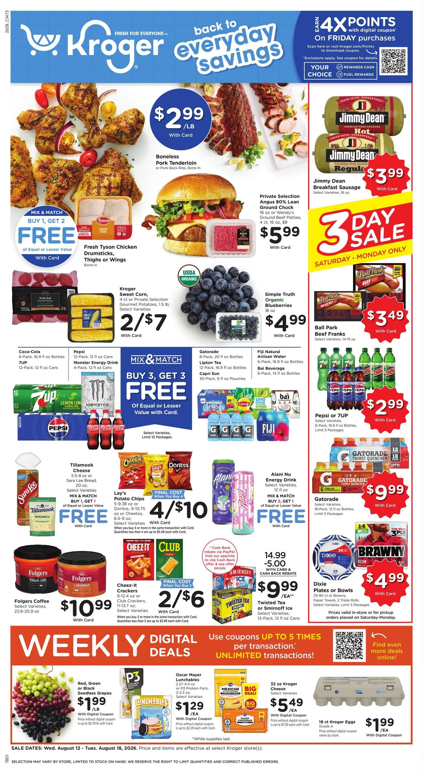 Kroger (Newport Area, KY) Weekly Ad August 12 - 18, 2026