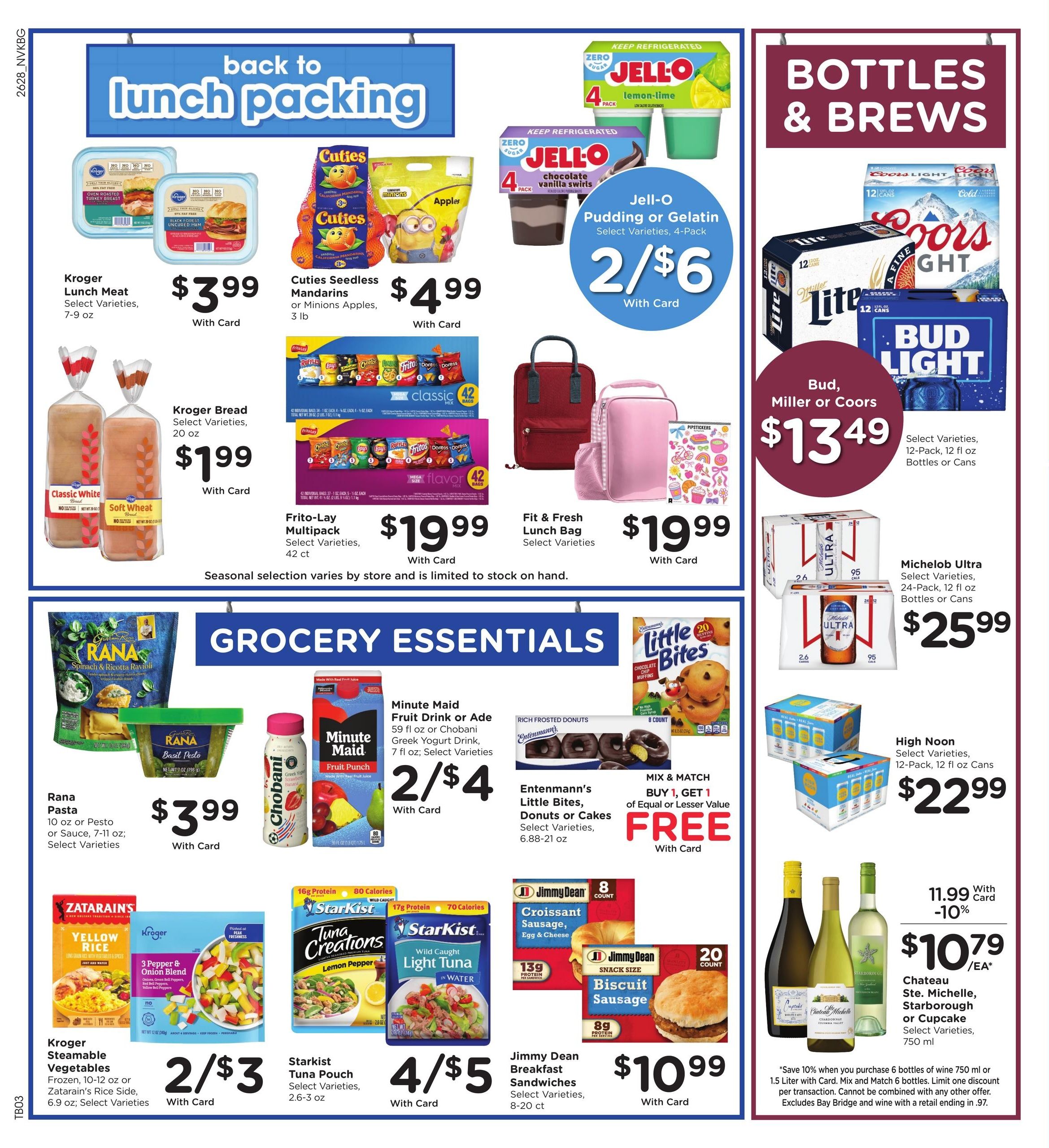 Kroger (Bowling Green–Scottsville Area, KY) Weekly Ad August 12 - 18, 2026