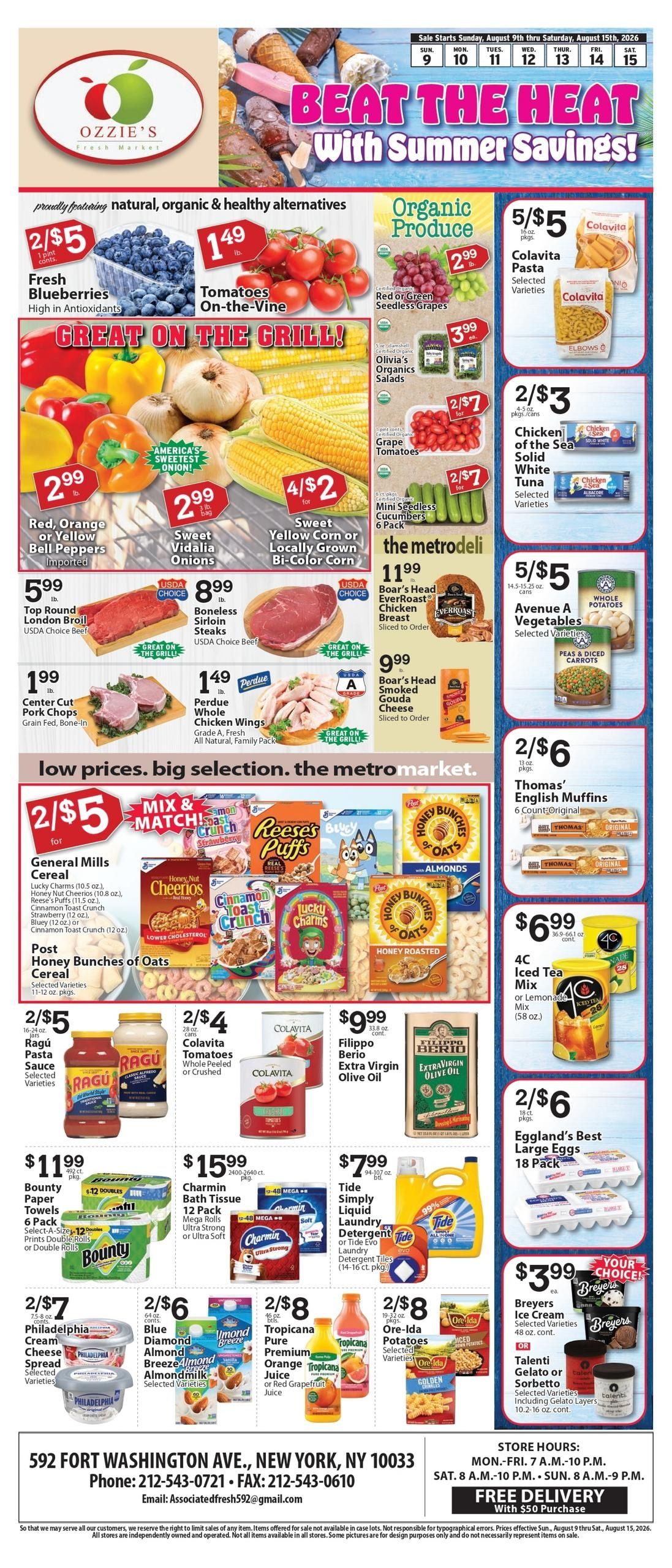 Associated Supermarkets (Yonkers–Ho Ho Kus Area, NJ–NY) Weekly Ad August 7 - 13, 2026
