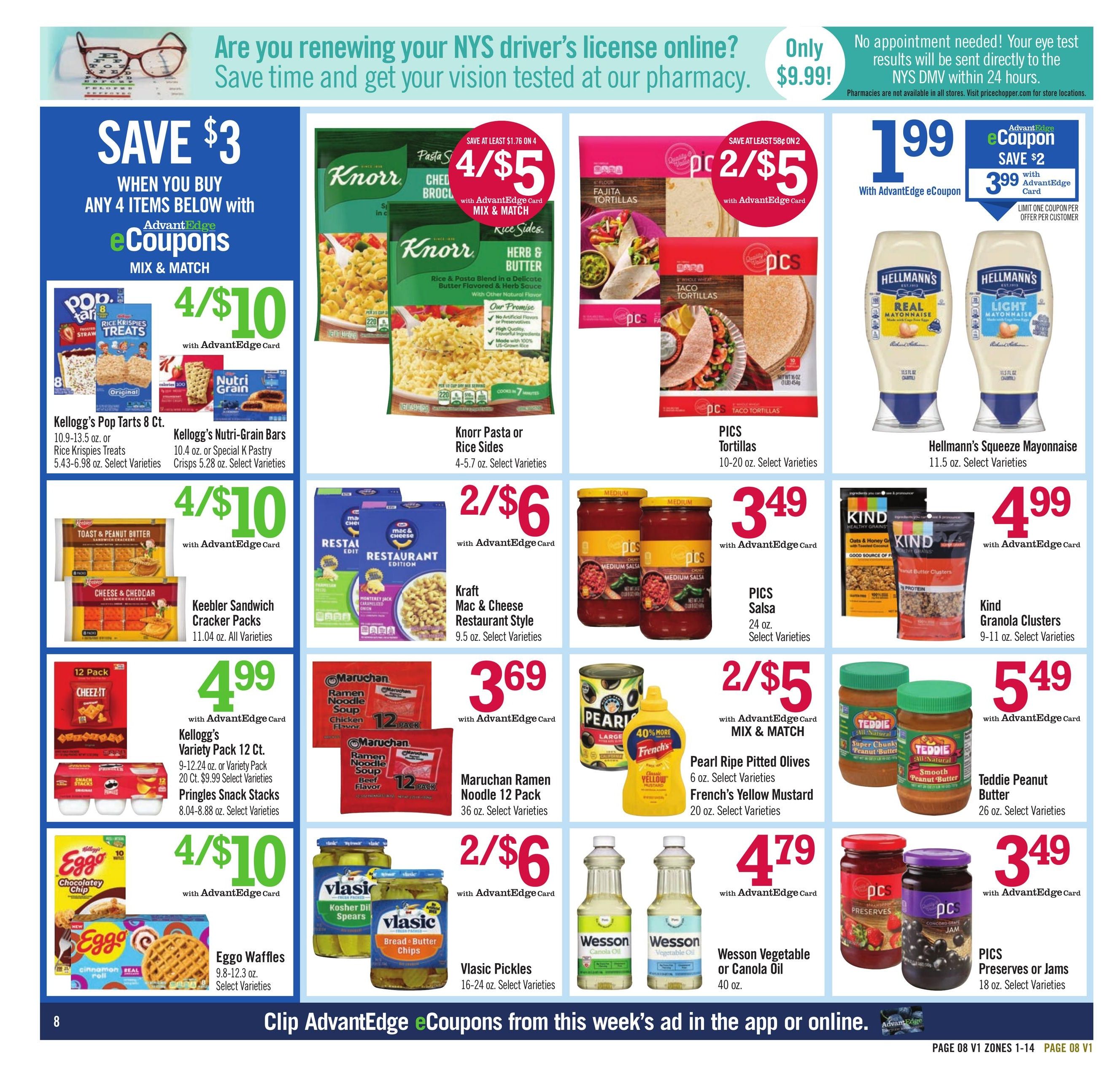 Price Chopper (Newcomb–Chateaugay Area, NY) Weekly Ad August 9 - 15, 2026