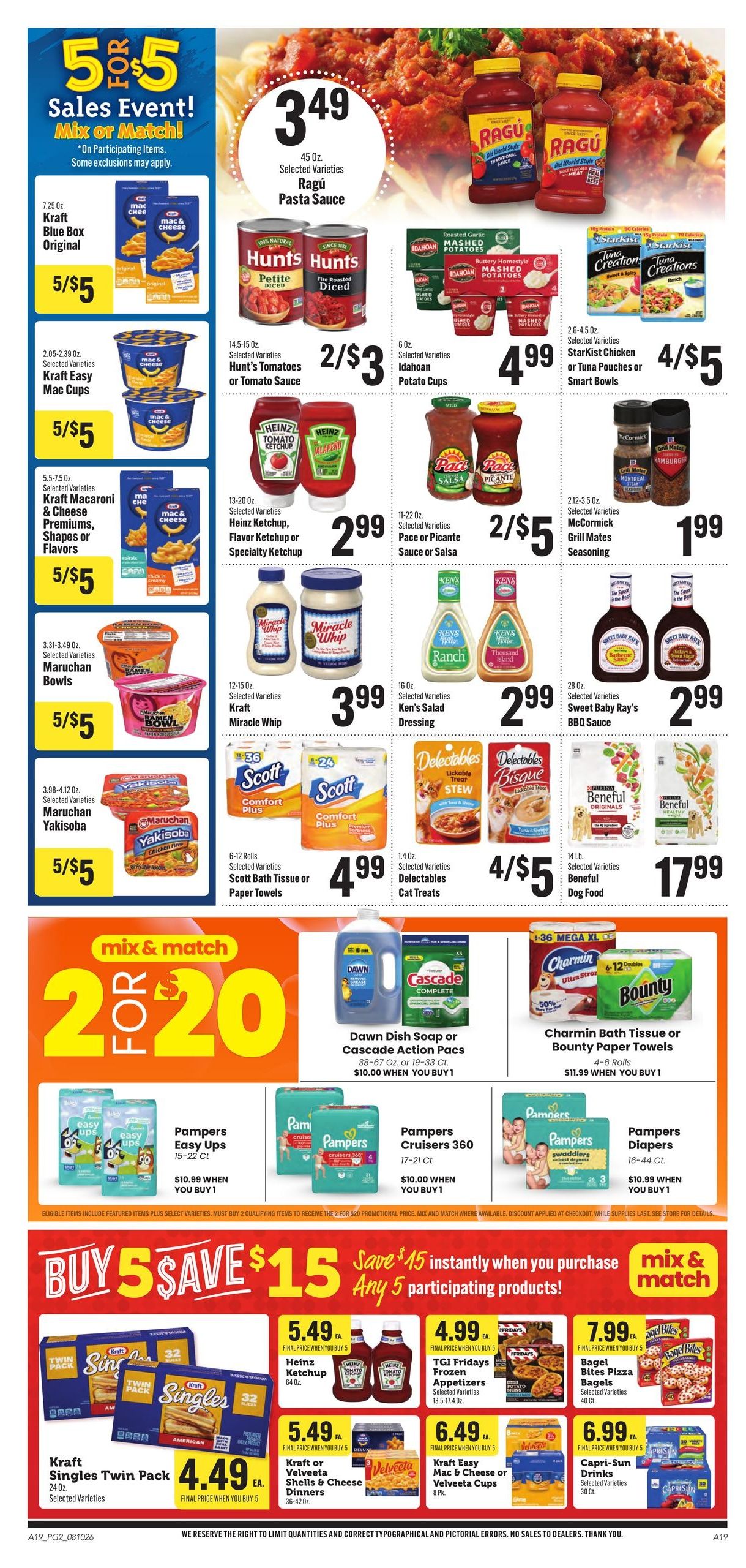 Reese's Food Store Piggly Wiggly (Scottsville Area, KY) Weekly Ad August 10 - 16, 2026