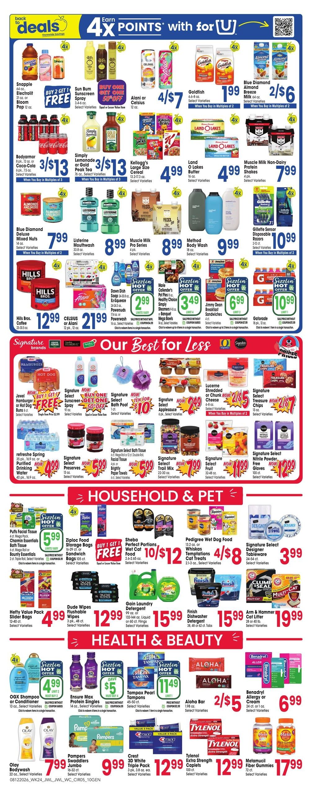 Jewel-Osco (Geneseo–Davenport Area, IA–IL) Weekly Ad August 12 - 18, 2026