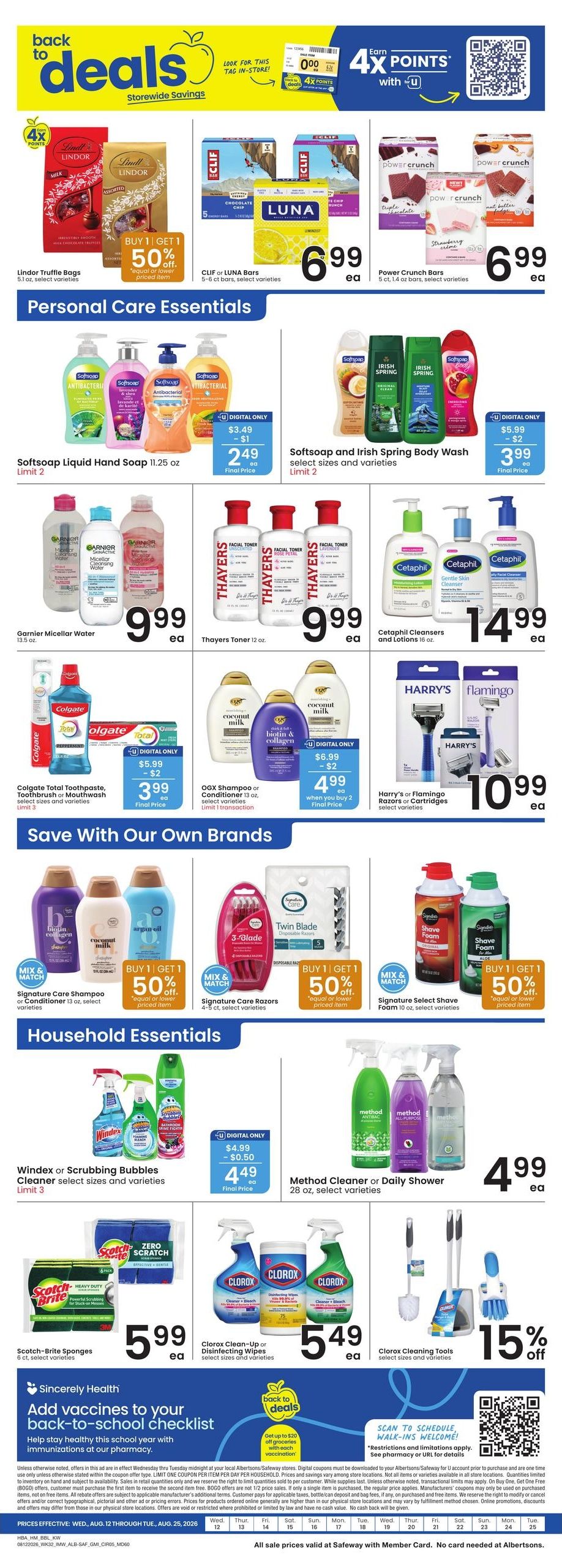 Safeway (Basin Area, MT) Weekly Ad August 12 - 18, 2026