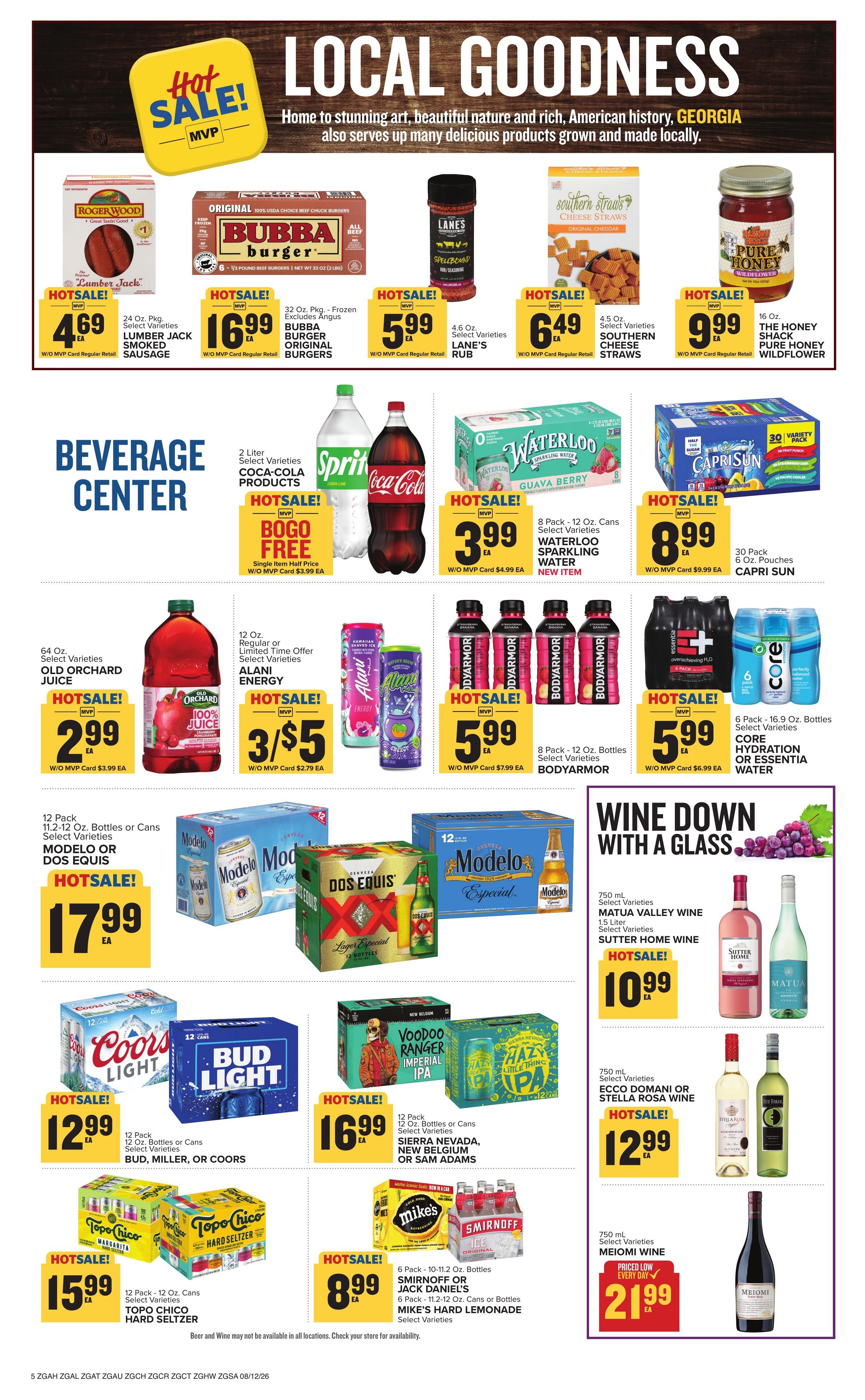 Food Lion (FL, GA) Weekly Ad August 12 - 18, 2026