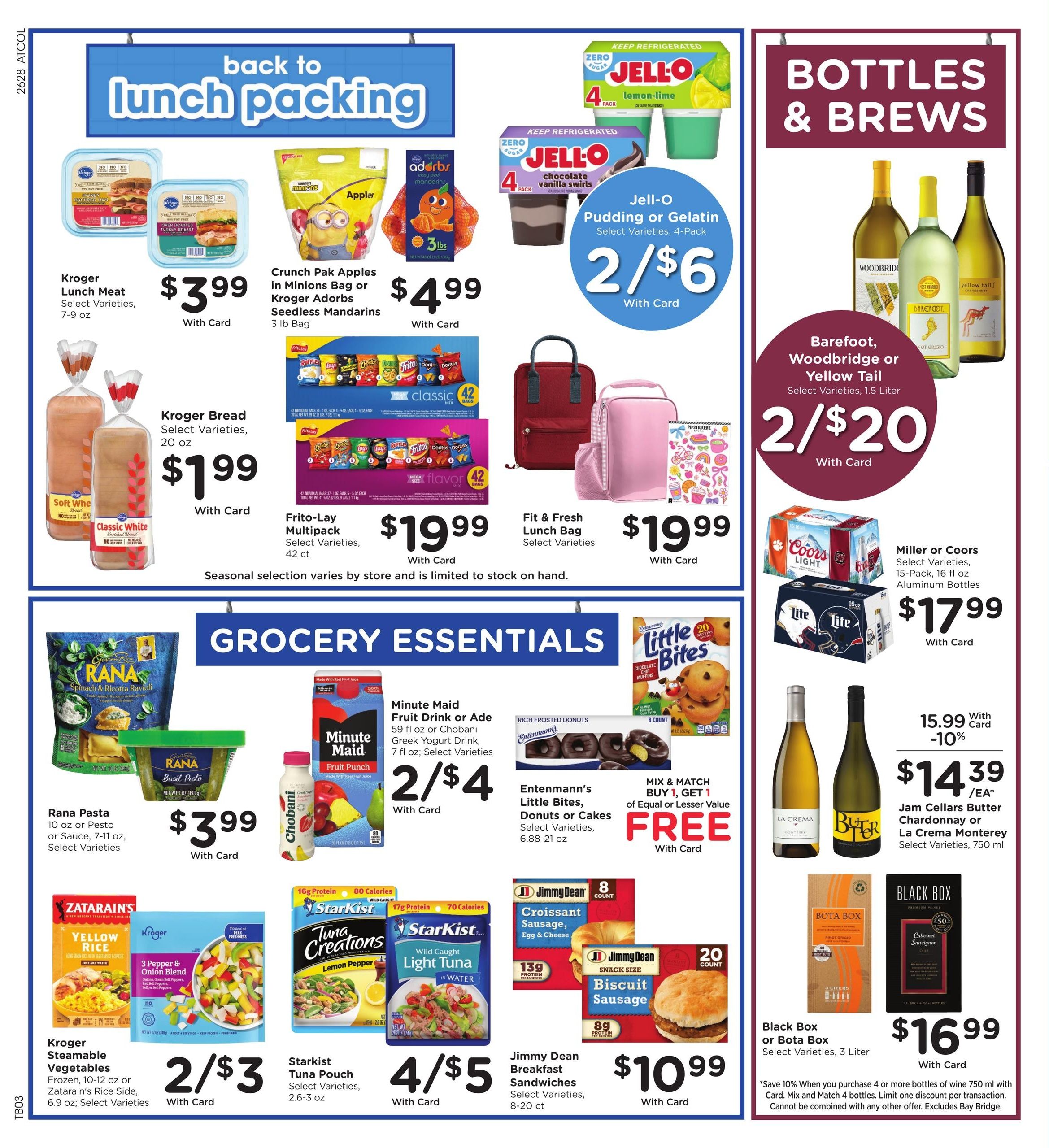 Kroger (Columbia Area, SC) Weekly Ad August 12 - 18, 2026
