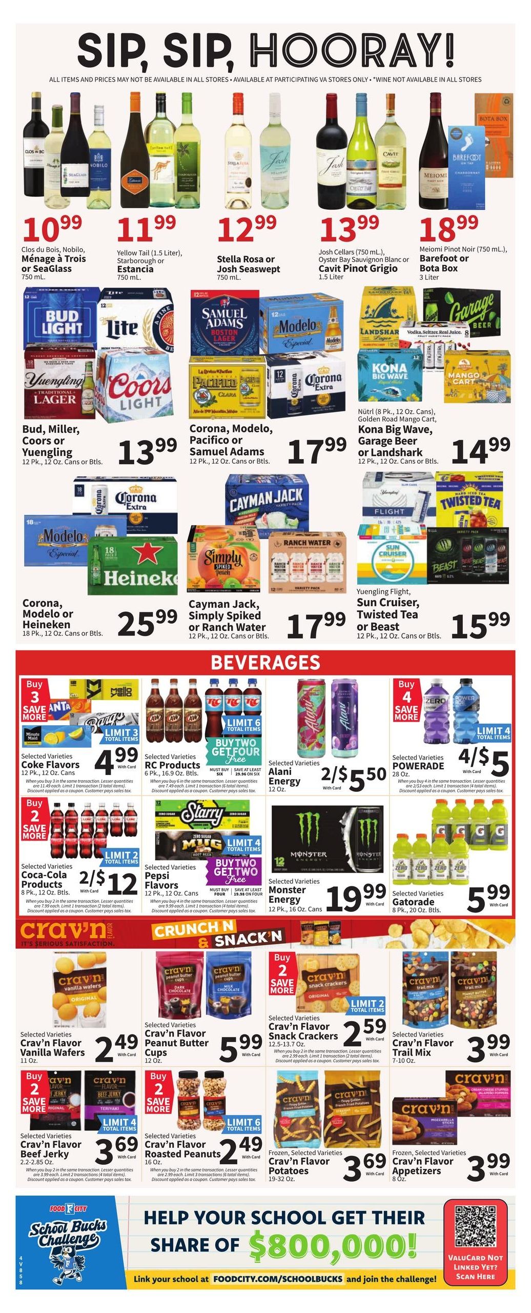 FoodCity (Pulaski Area, VA) Weekly Ad August 12 - 18, 2026