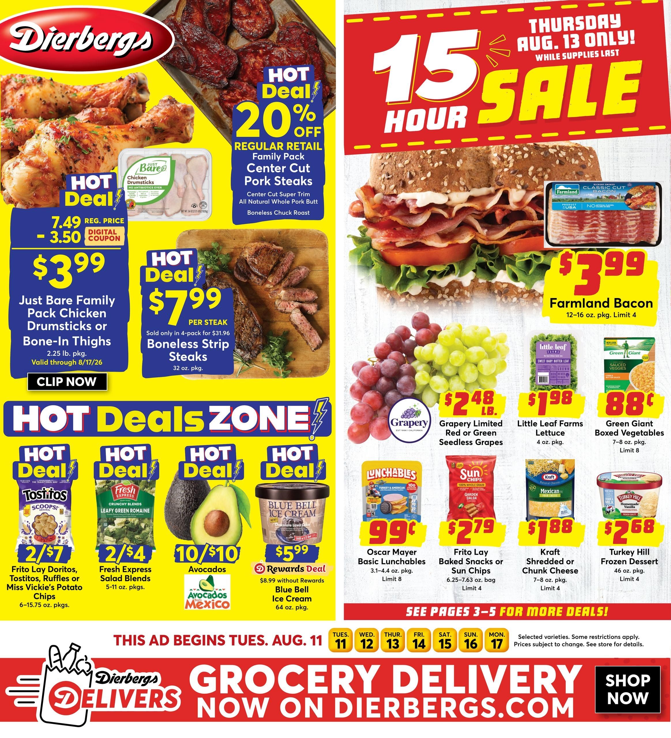 Dierbergs (East Saint Louis–Glen Carbon Area, IL) Weekly Ad August 11 - 17, 2026
