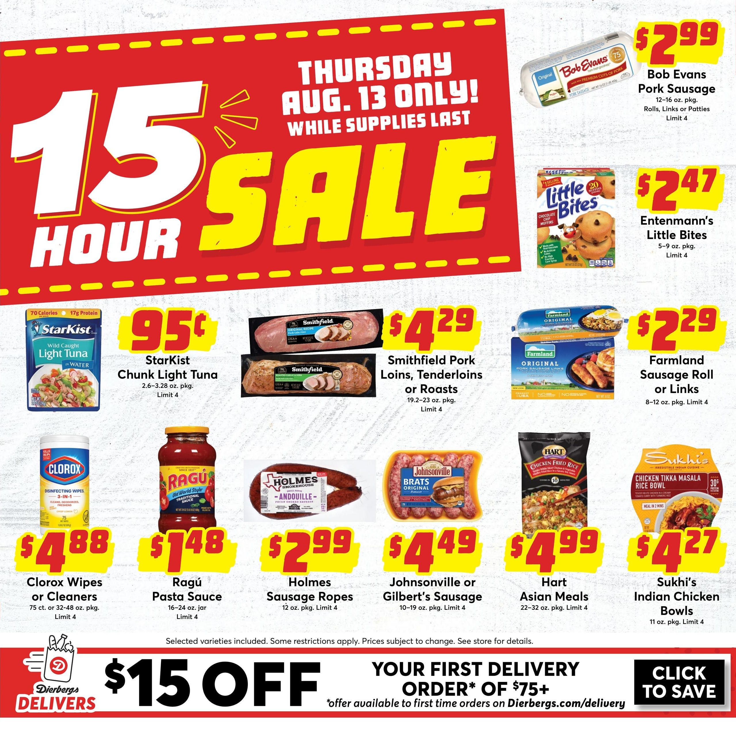 Dierbergs (East Saint Louis–Glen Carbon Area, IL) Weekly Ad August 11 - 17, 2026