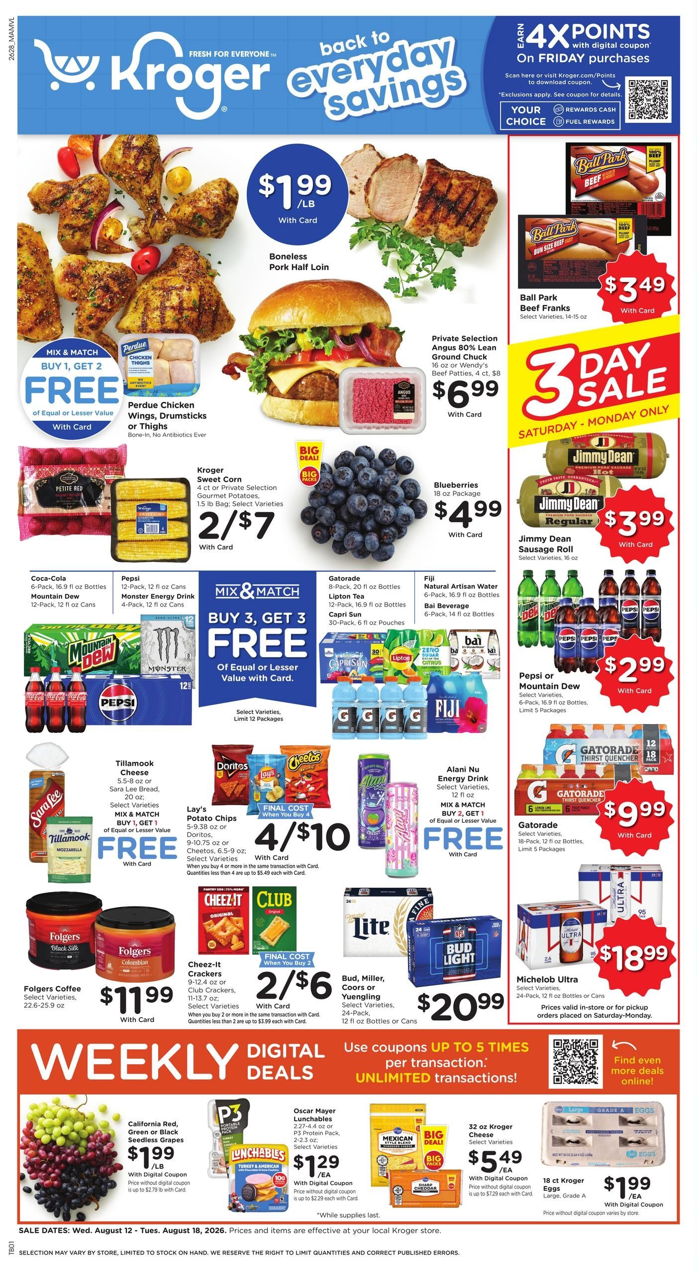 Kroger (Martinsville Area, VA) Weekly Ad August 12 - 18, 2026