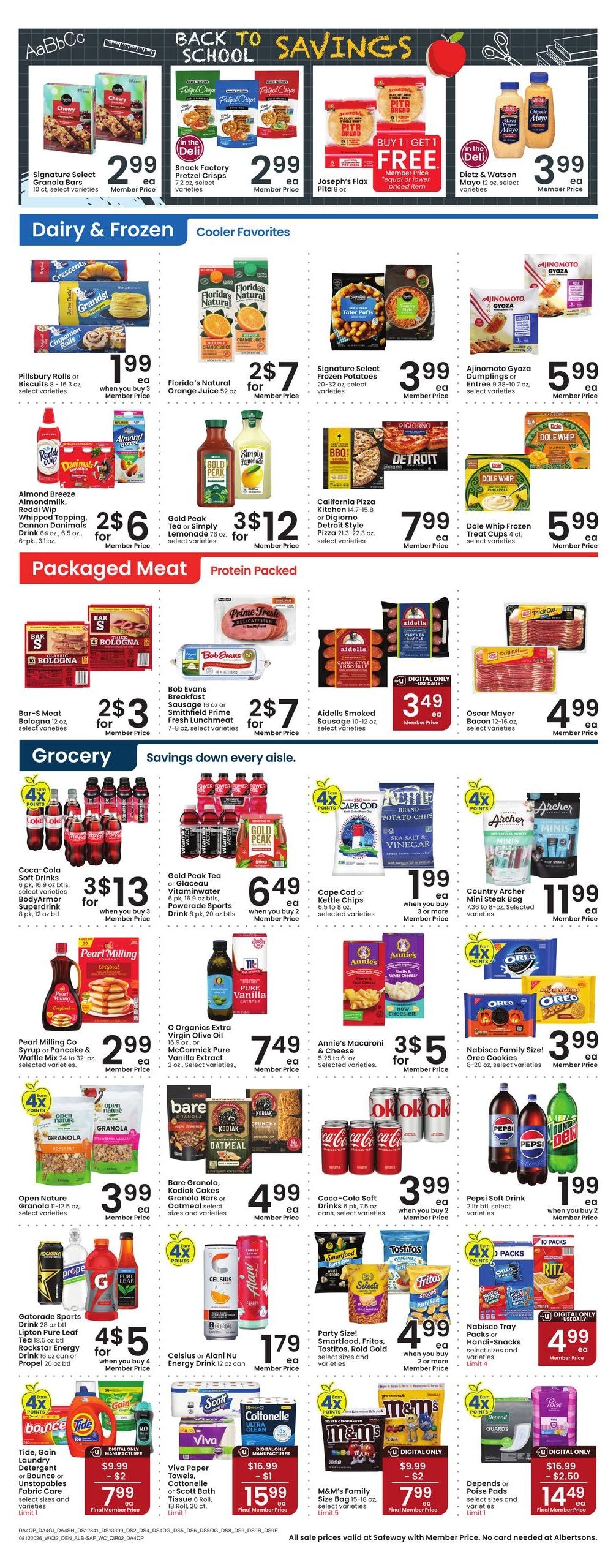 Safeway (Wheatland Area, WY) Weekly Ad August 12 - 18, 2026