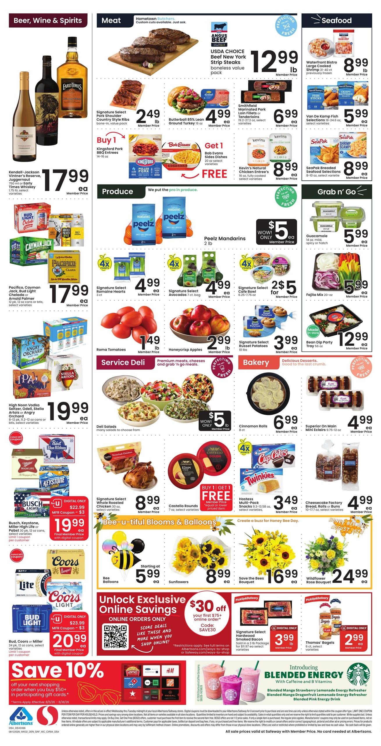 Safeway (Wheatland Area, WY) Weekly Ad August 12 - 18, 2026