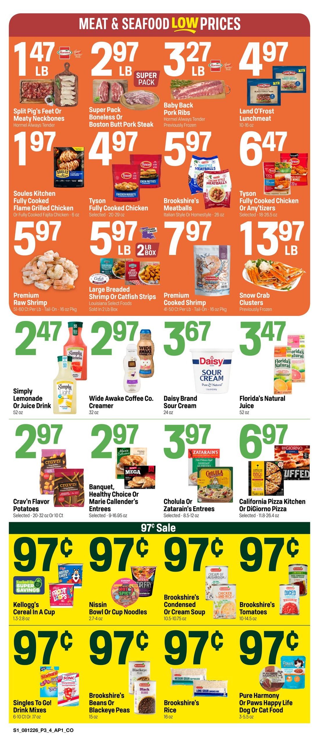 Super 1 Foods & Discount Pharmacy (Camden Area, AR) Weekly Ad August 12 - 18, 2026