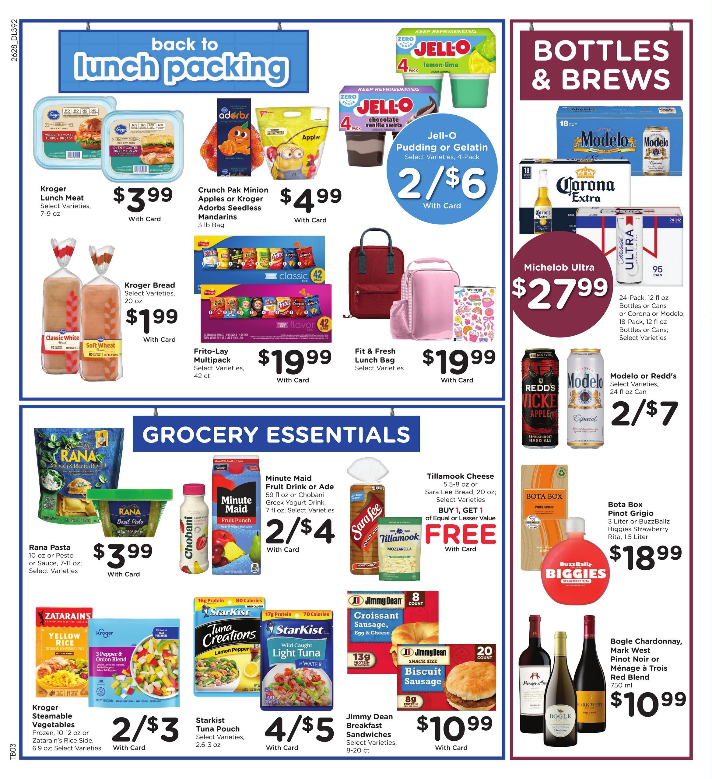 Kroger (Jackson–Henderson Area, TN) Weekly Ad August 12 - 18, 2026