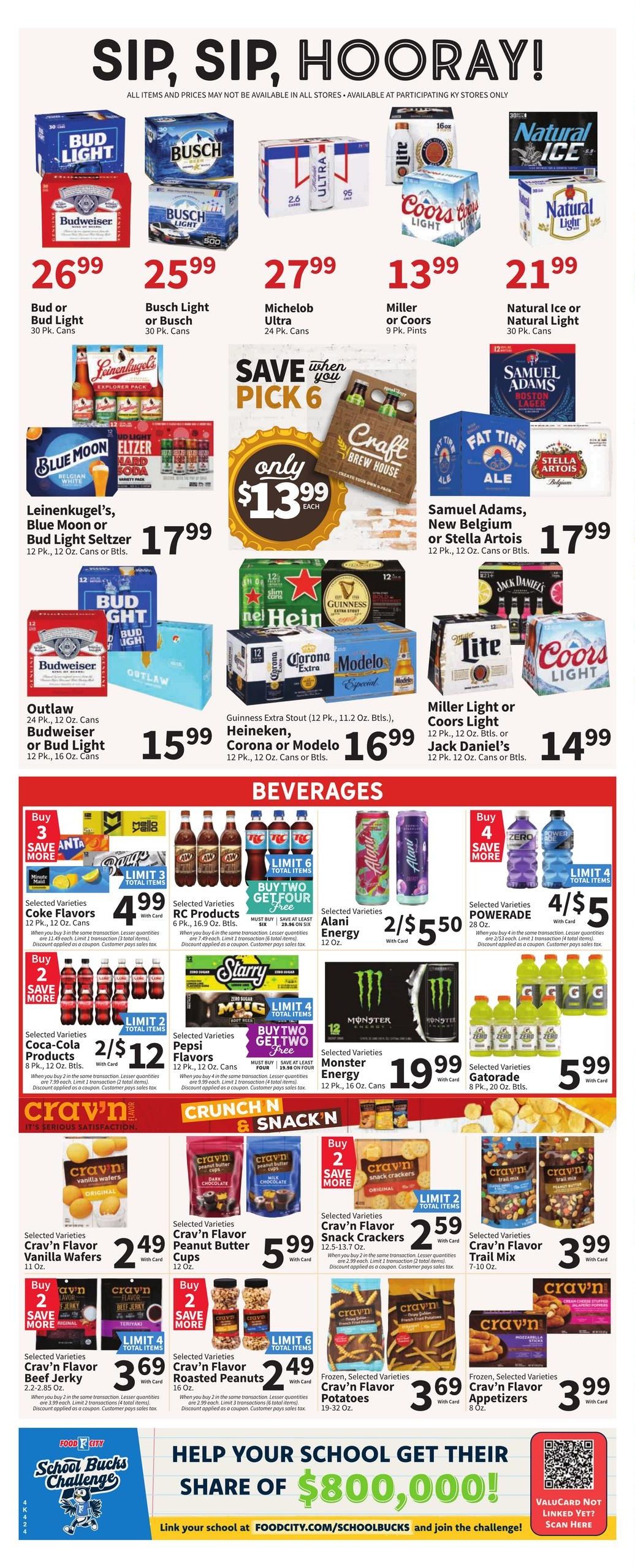 FoodCity (Campton–Louisa Area, KY) Weekly Ad August 12 - 18, 2026
