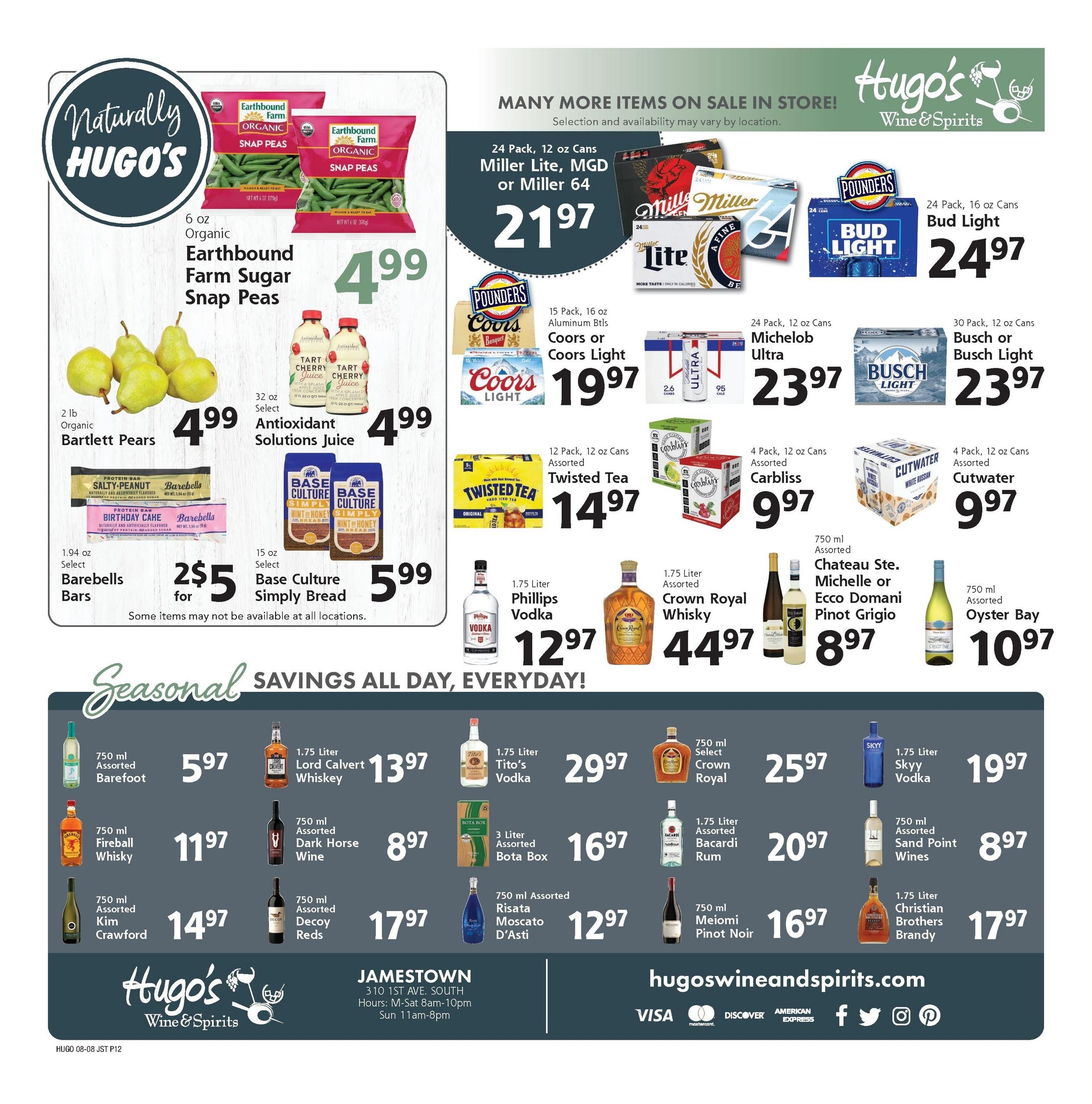 Hugo's Weekly Ad August 8 - 14, 2026