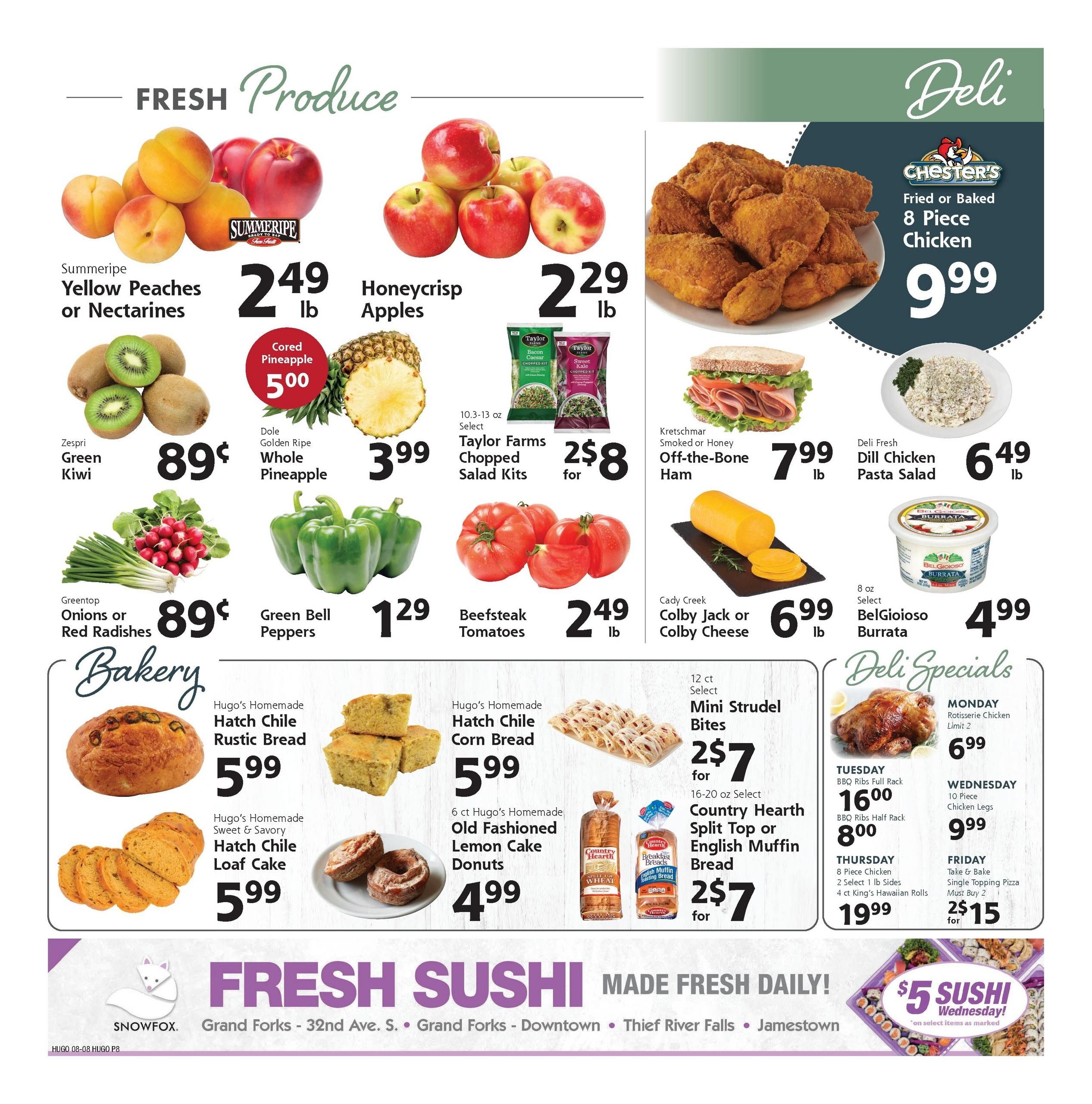 Hugo's Weekly Ad August 8 - 14, 2026