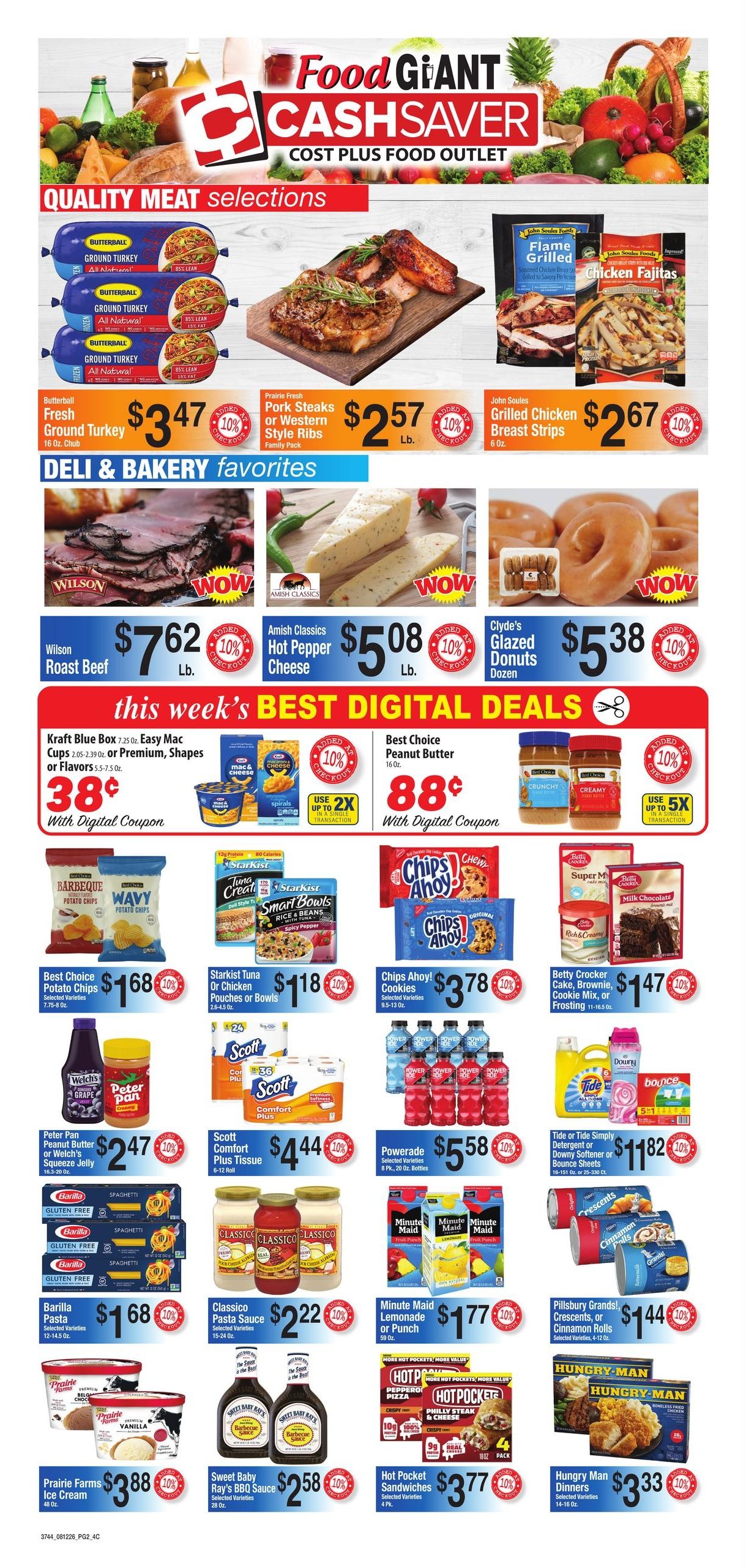 Cashsaver (Monticello Area, AR) Weekly Ad August 12 - 18, 2026