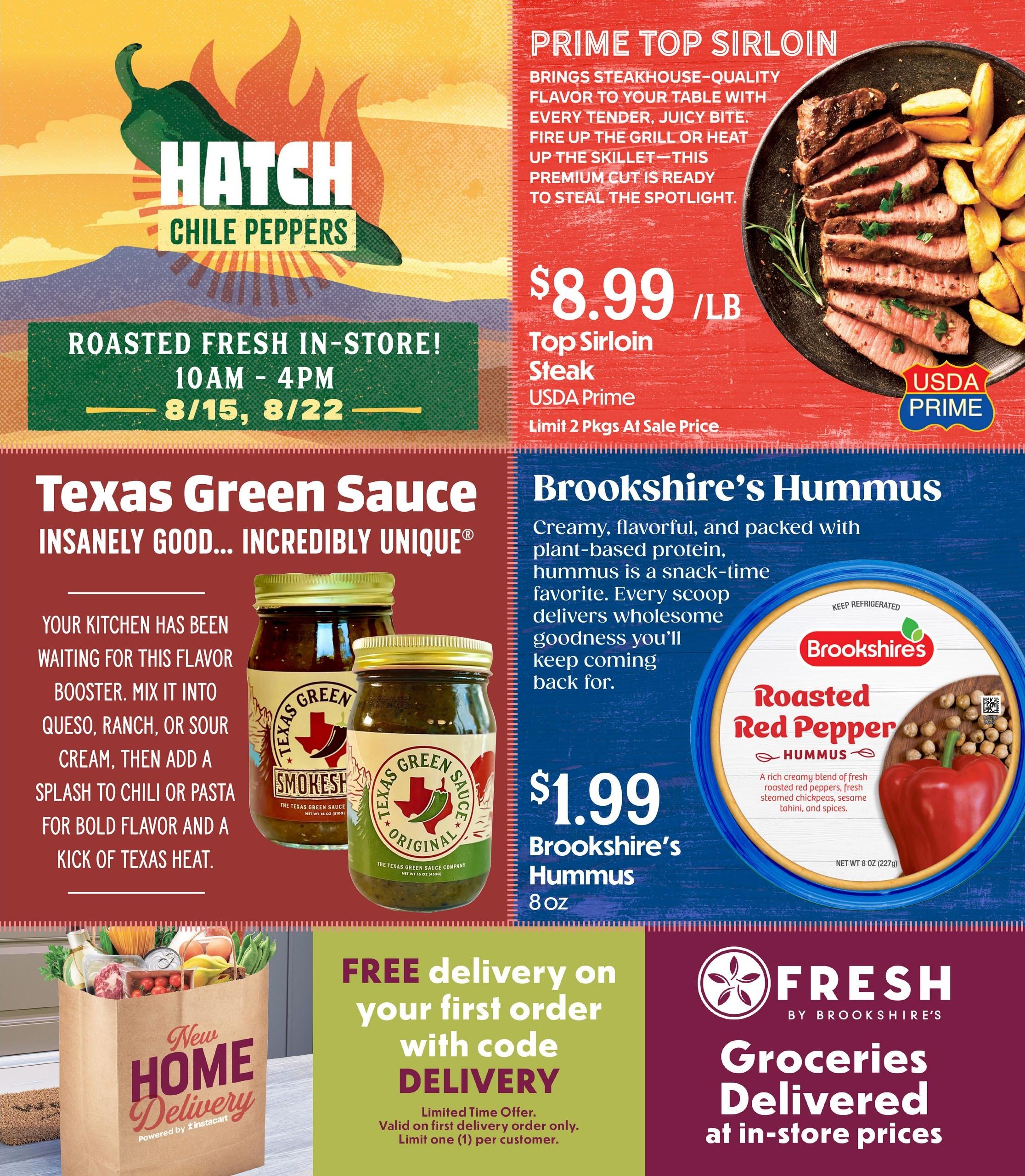 FRESH by Brookshire's Weekly Ad August 12 - 18, 2026