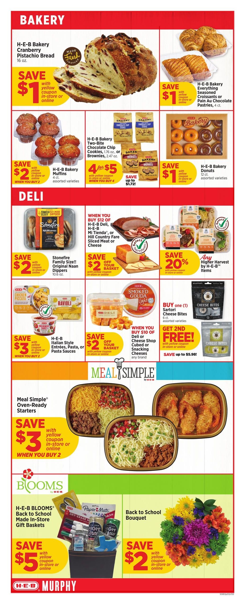 H-E-B (Garland Area, TX) Weekly Ad August 12 - 18, 2026