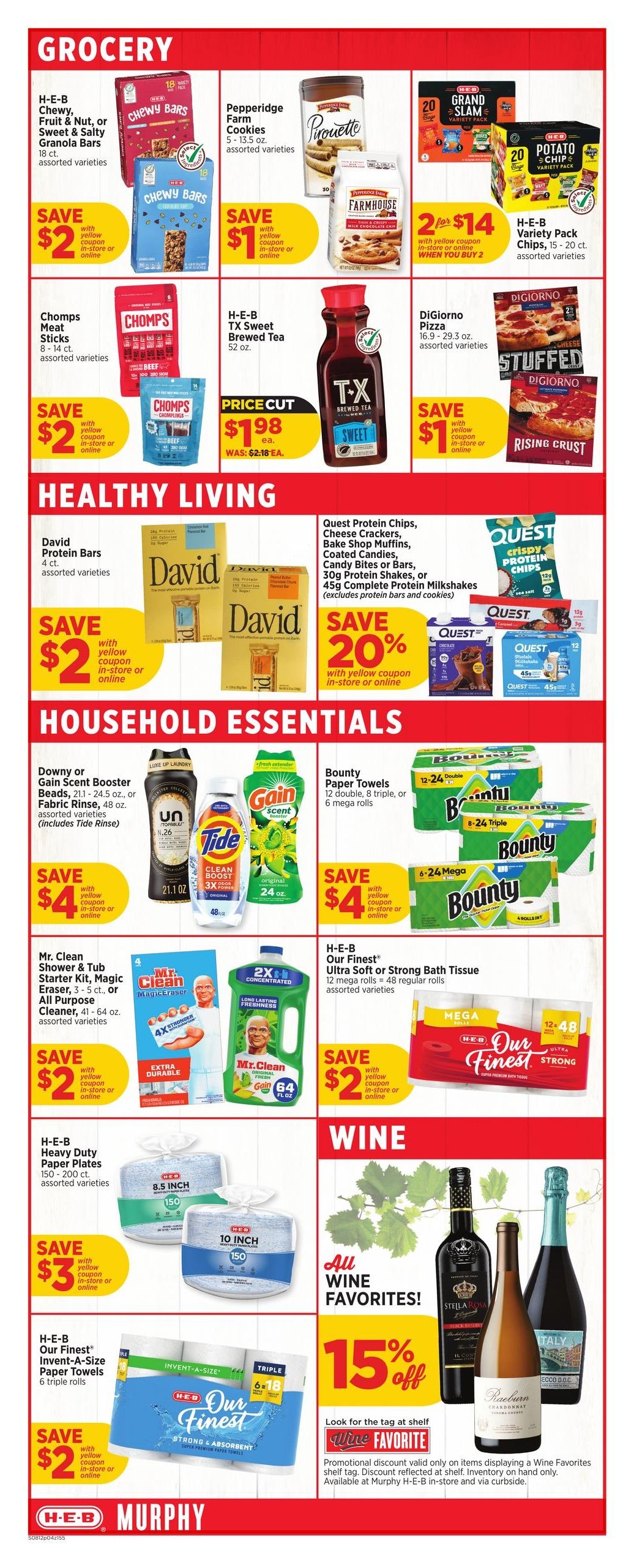 H-E-B (Garland Area, TX) Weekly Ad August 12 - 18, 2026