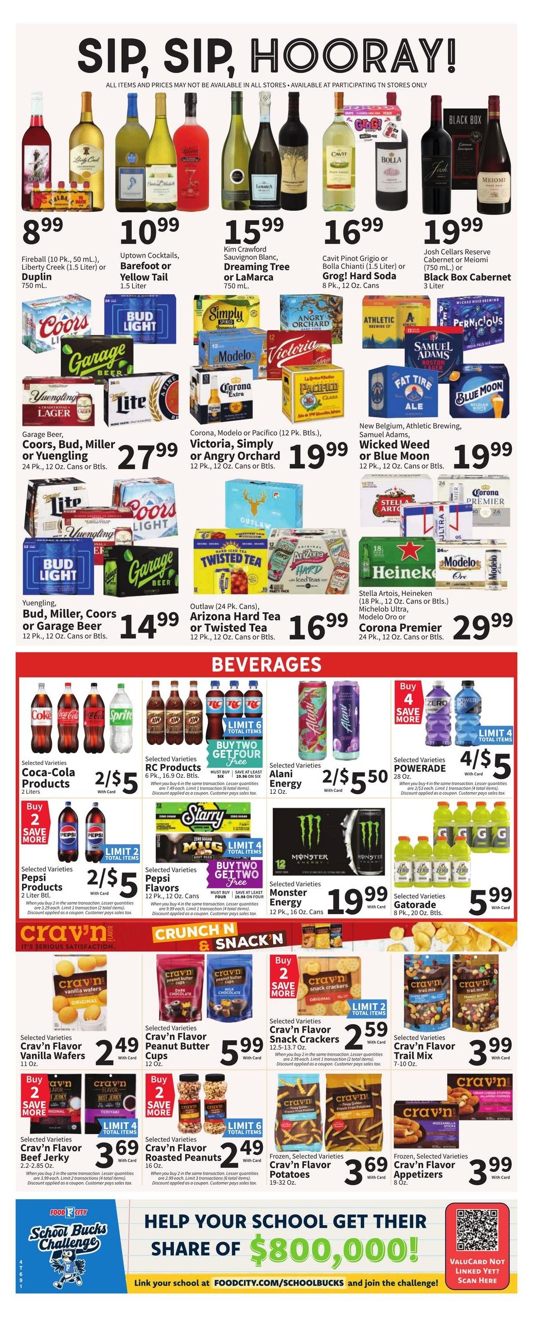 FoodCity (Chattanooga Area, TN) Weekly Ad August 12 - 18, 2026