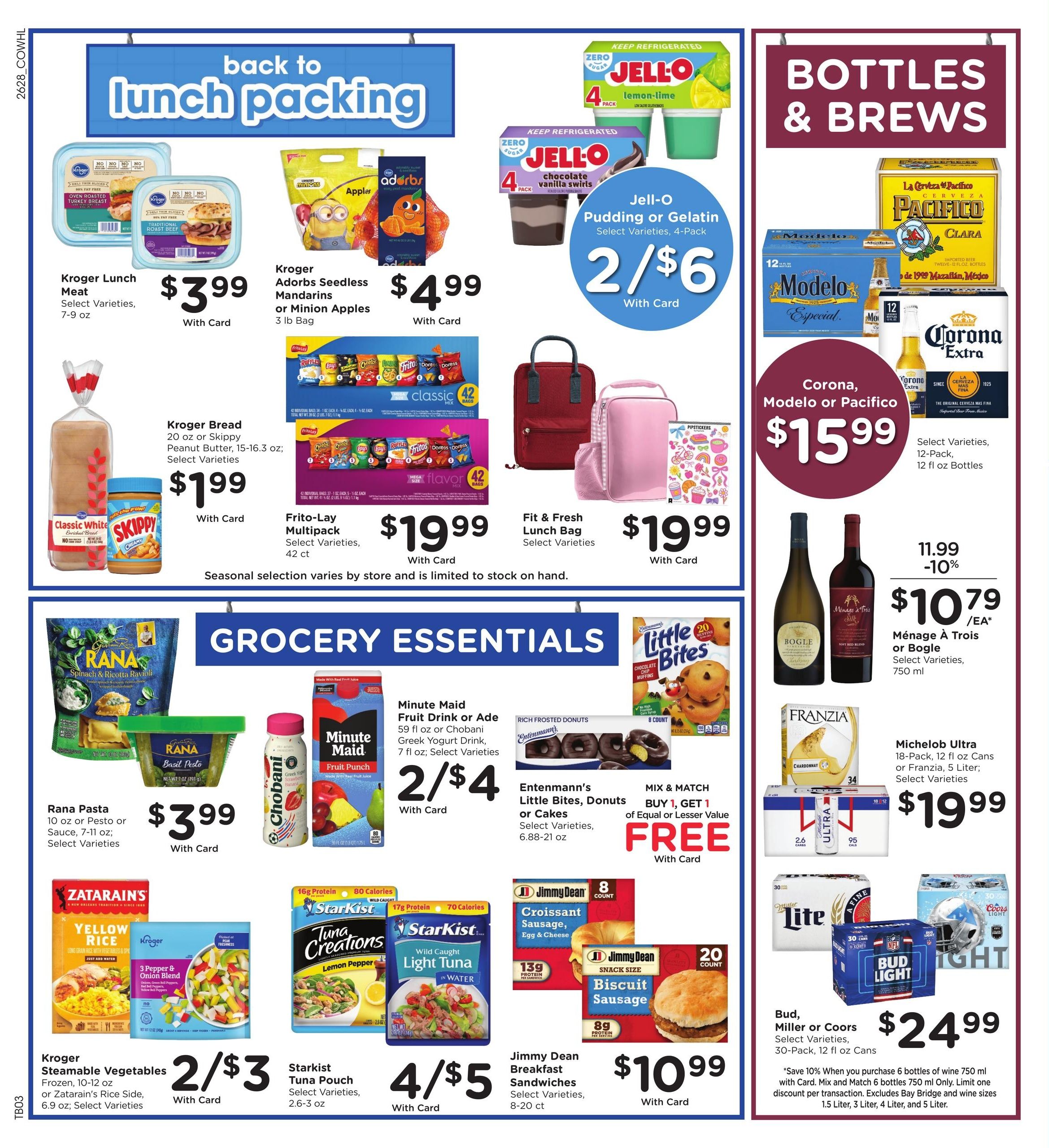Kroger (East Liverpool–Chester Area, OH–WV) Weekly Ad August 12 - 18, 2026