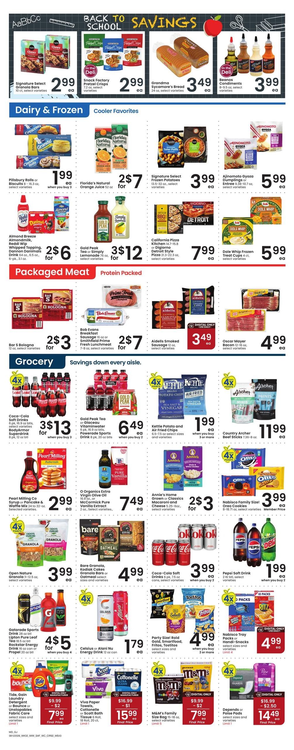 Safeway (Montrose–Grand Junction Area, CO) Weekly Ad August 12 - 18, 2026