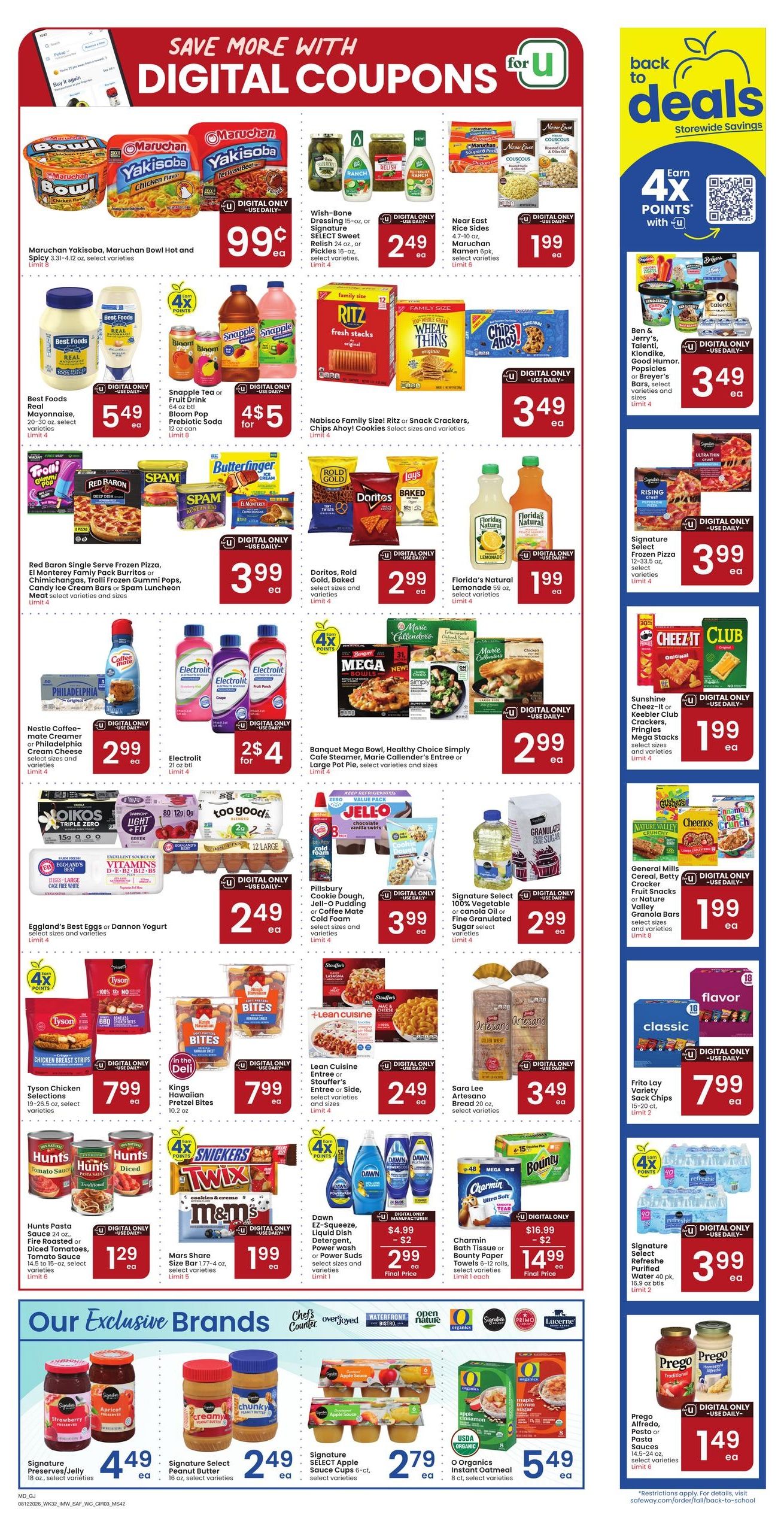 Safeway (Montrose–Grand Junction Area, CO) Weekly Ad August 12 - 18, 2026