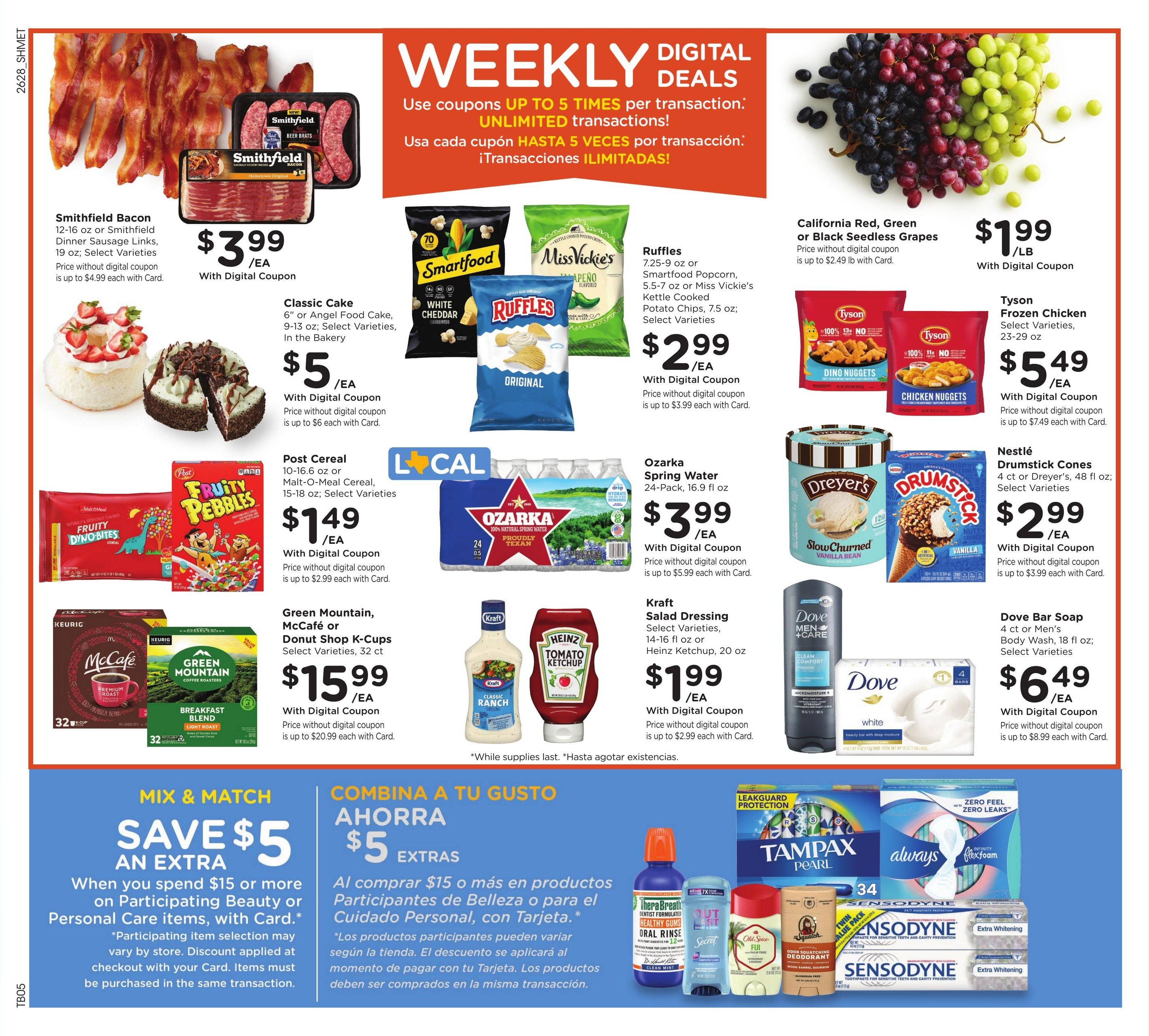 Kroger (Pearland–League City Area, TX) Weekly Ad August 12 - 18, 2026
