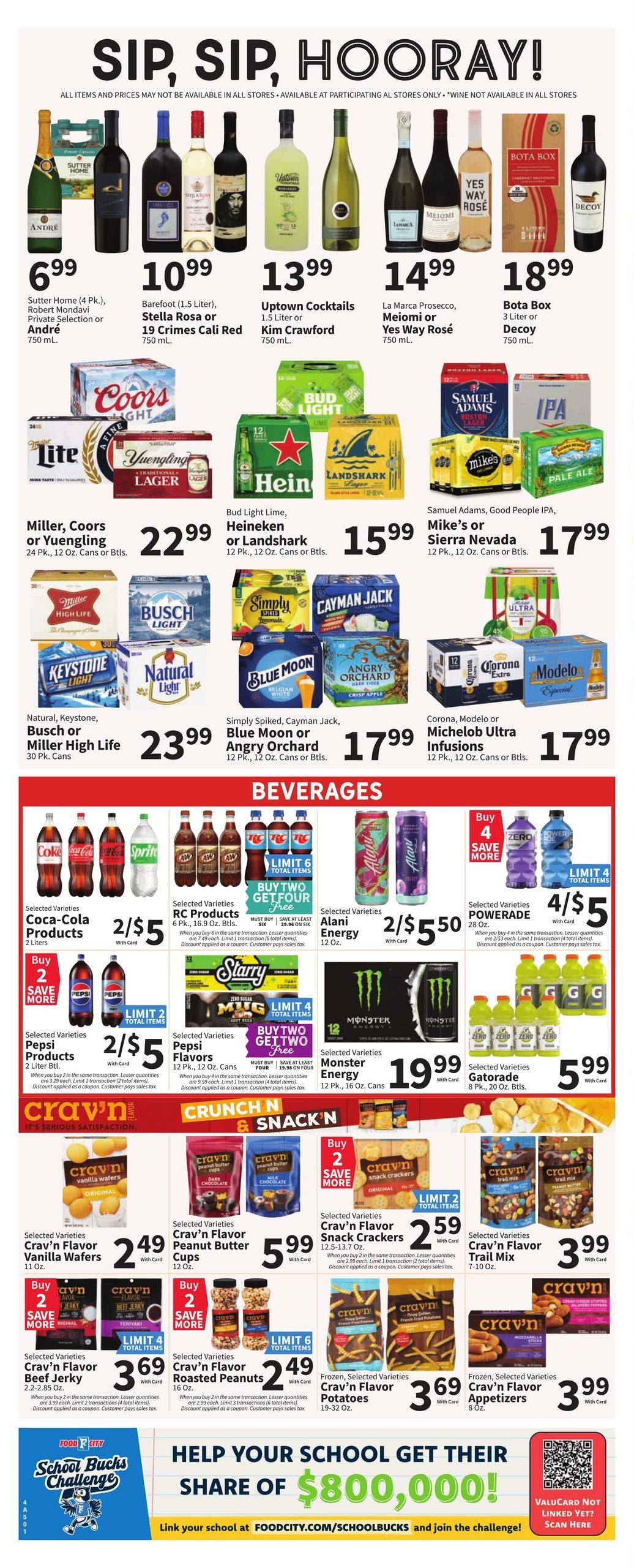 FoodCity (Huntsville Area, AL) Weekly Ad August 12 - 18, 2026
