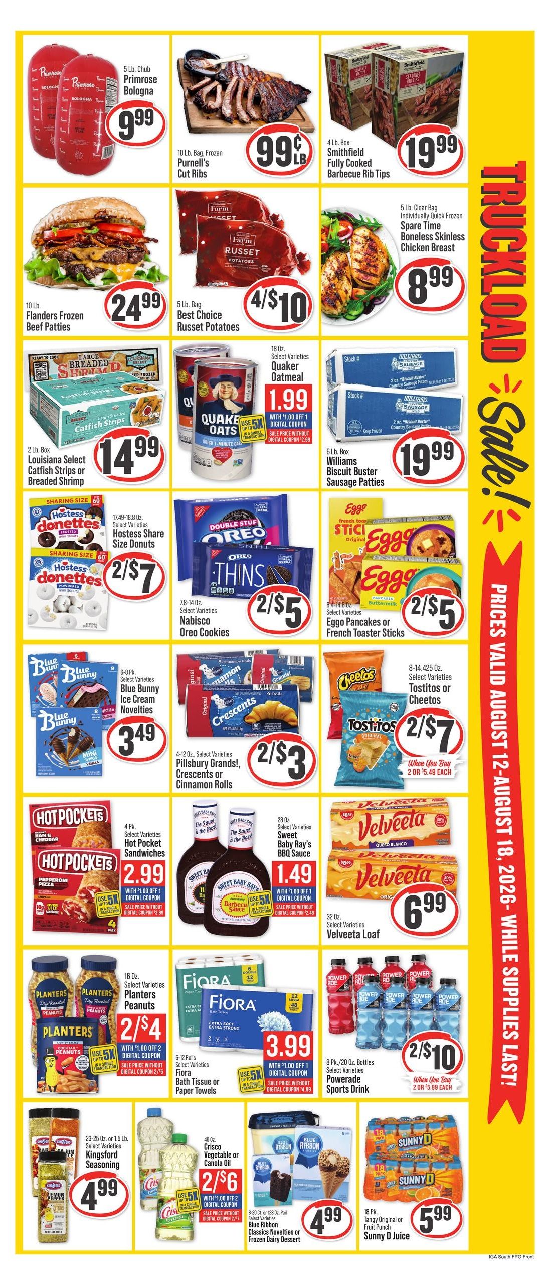 IGA (Huntsville Area, AL) Weekly Ad August 12 - 18, 2026