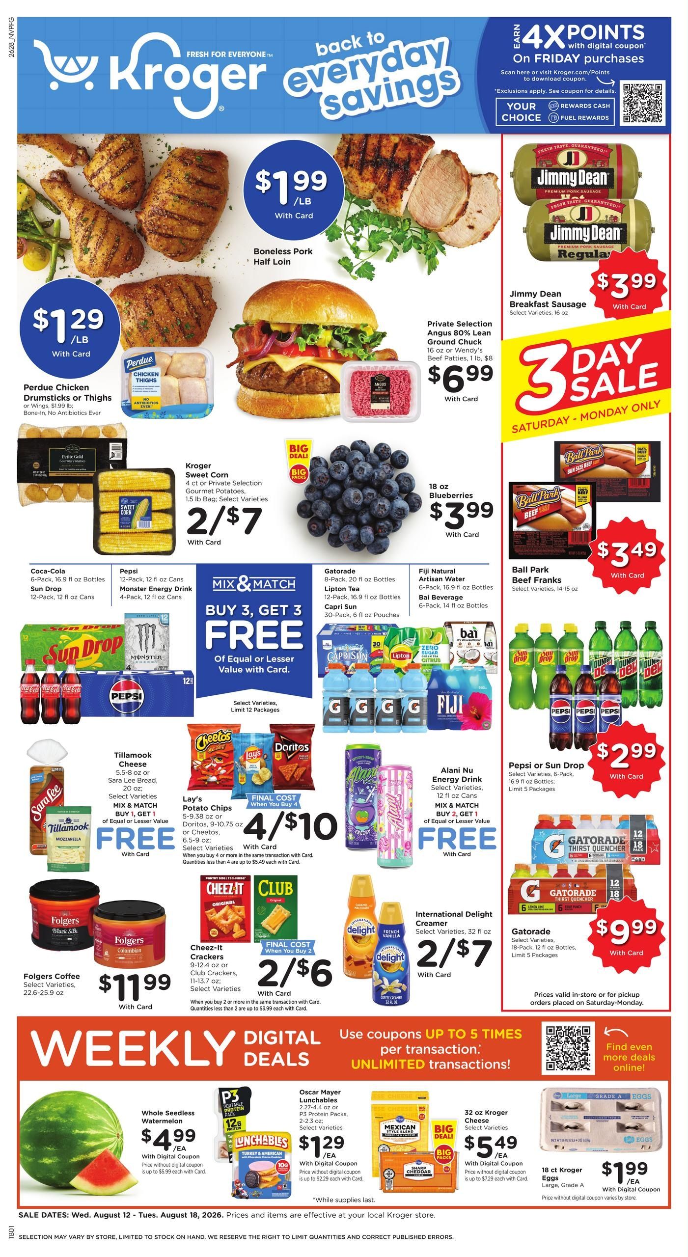 Kroger (Seymour Area, TN) Weekly Ad August 12 - 18, 2026