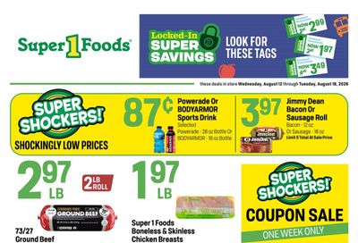 Super 1 Foods & Discount Pharmacy (Texarkana–Texarkana Area, AR–TX) Weekly Ad August 12 - 18, 2026