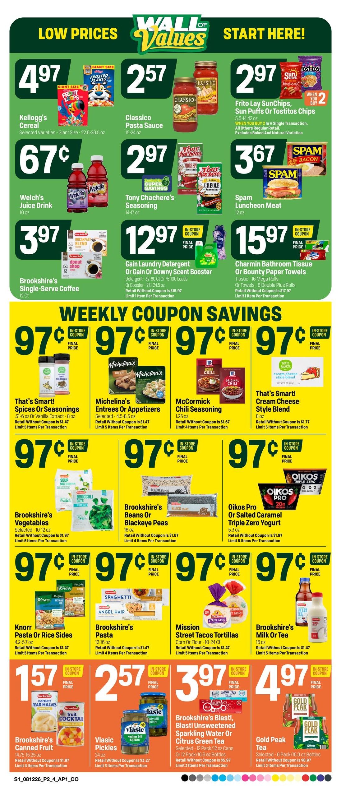 Super 1 Foods & Discount Pharmacy (Texarkana–Texarkana Area, AR–TX) Weekly Ad August 12 - 18, 2026