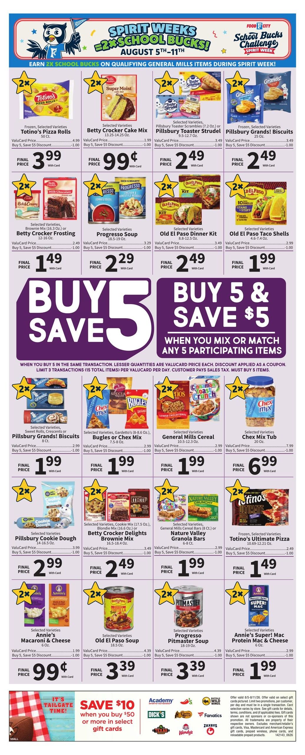 FoodCity (Seymour Area, TN) Weekly Ad August 5 - 11, 2026