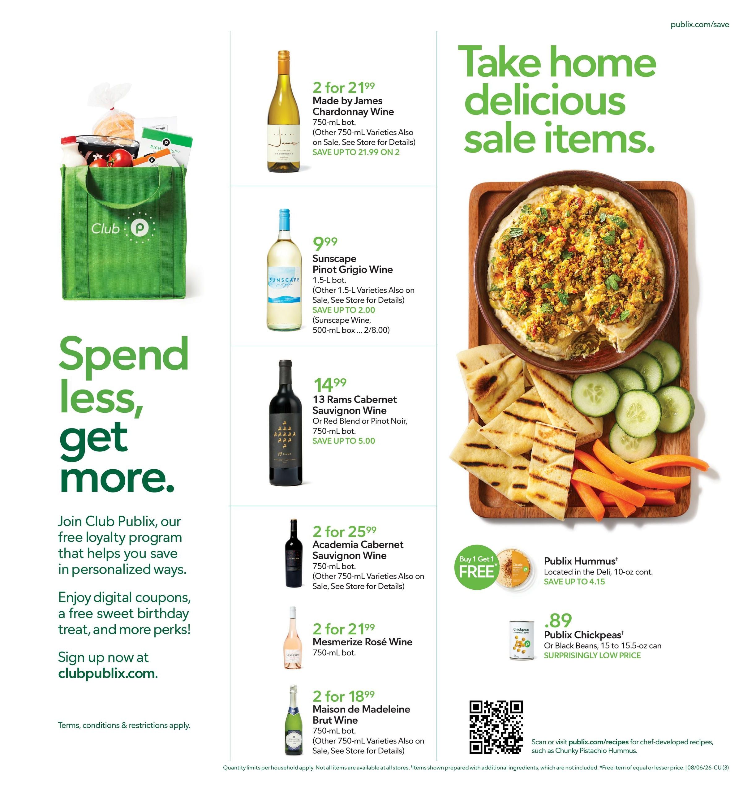 Publix (Seymour–Strawberry Plains Area, TN) Weekly Ad August 5 - 11, 2026
