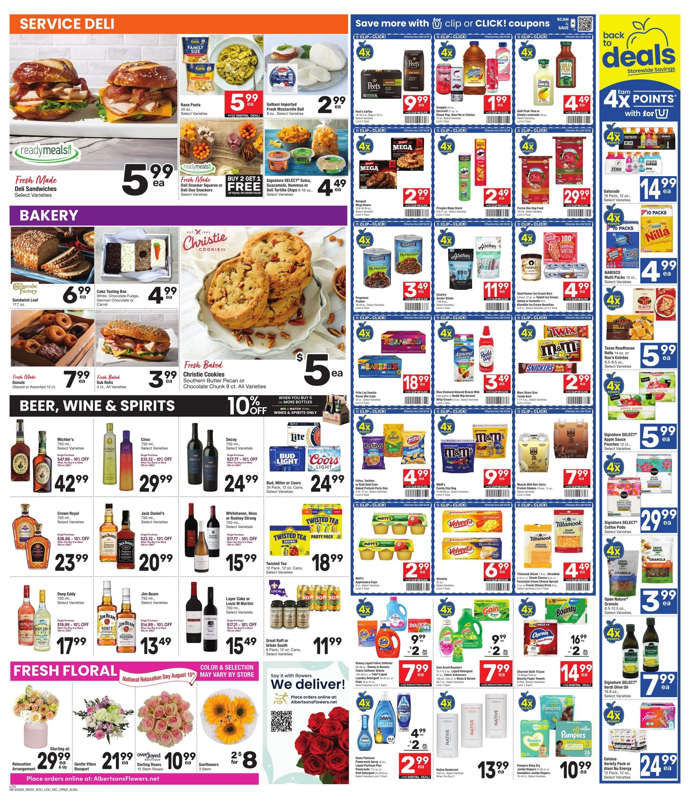Albertsons (Benton Area, LA) Weekly Ad August 12 - 18, 2026