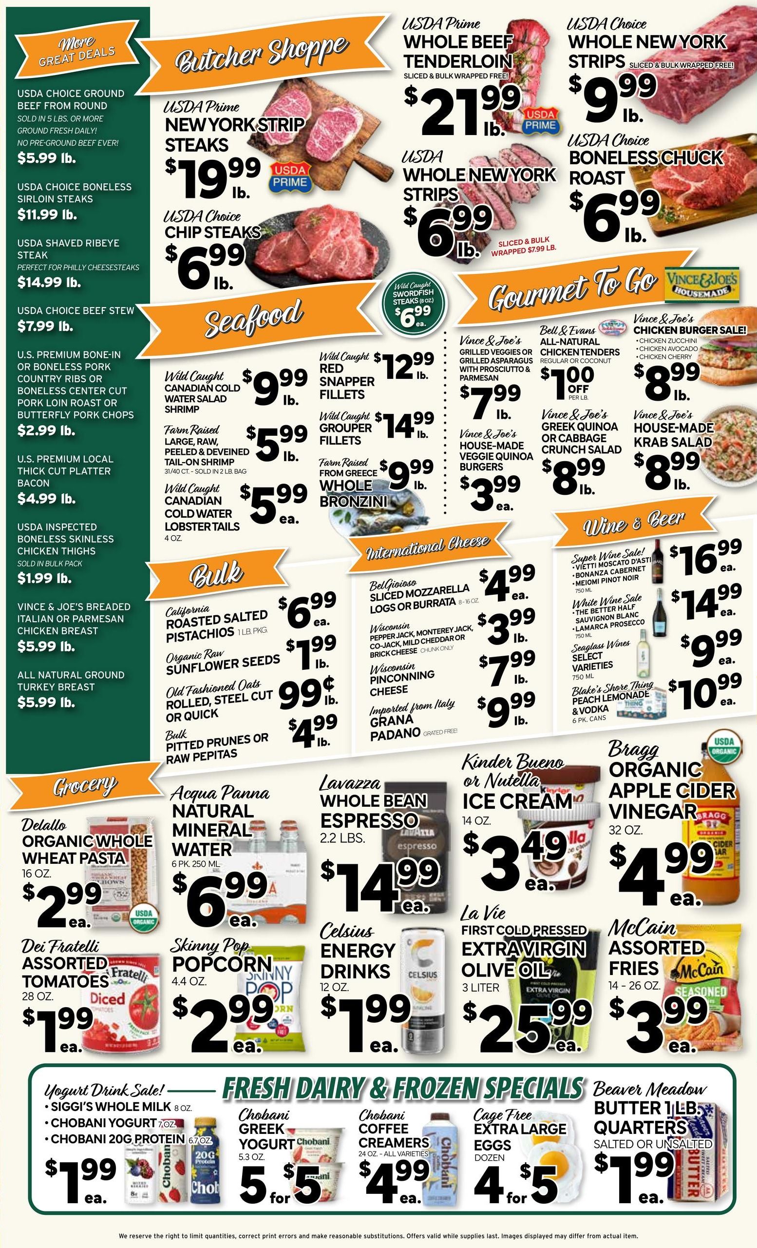 Vince And Joes Gourmet Market (Warren–Sterling Heights Area, MI) Weekly Ad August 5 - 11, 2026