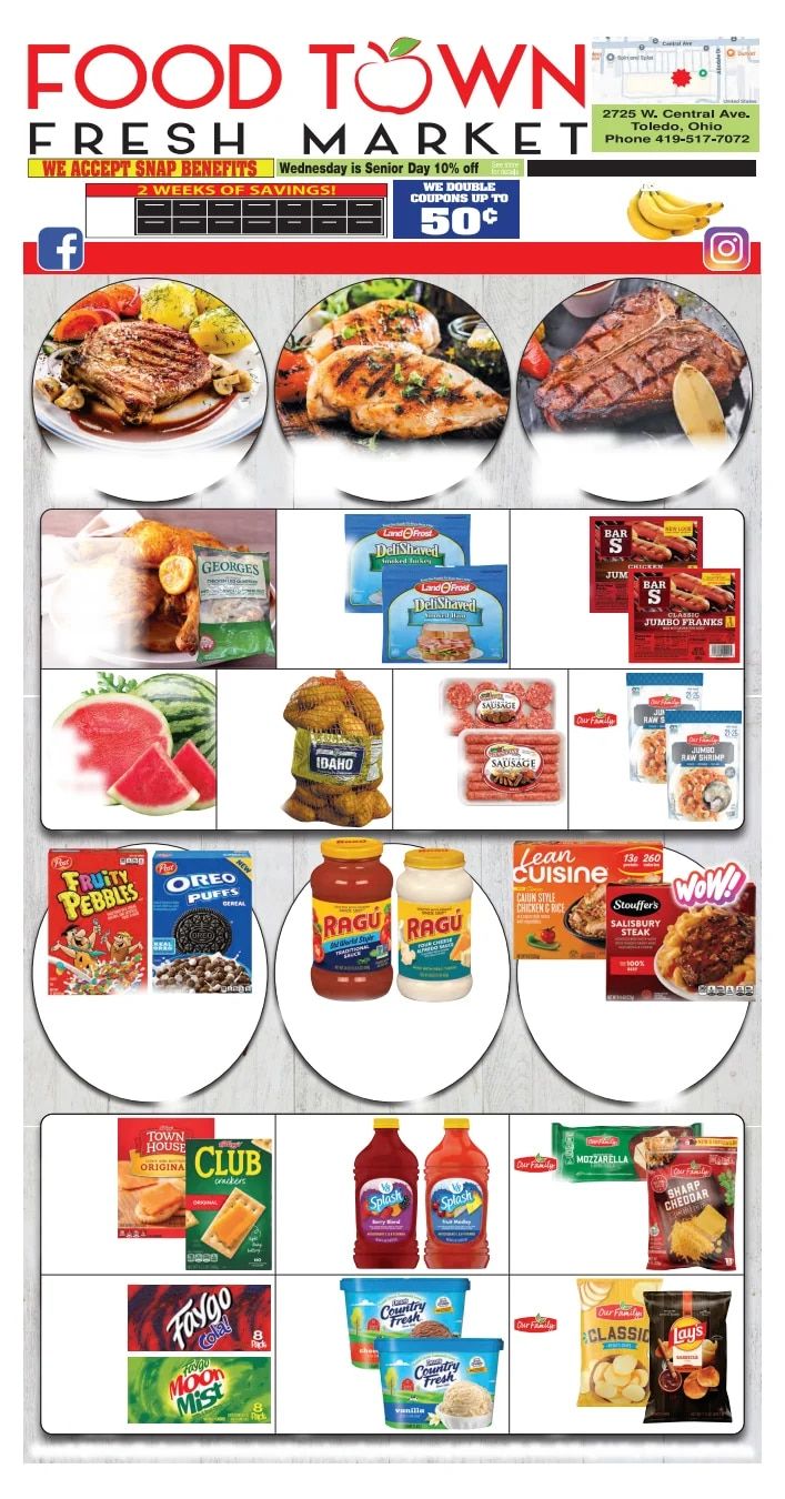 Food Town Fresh Market Weekly Ad August 3 - 16, 2026