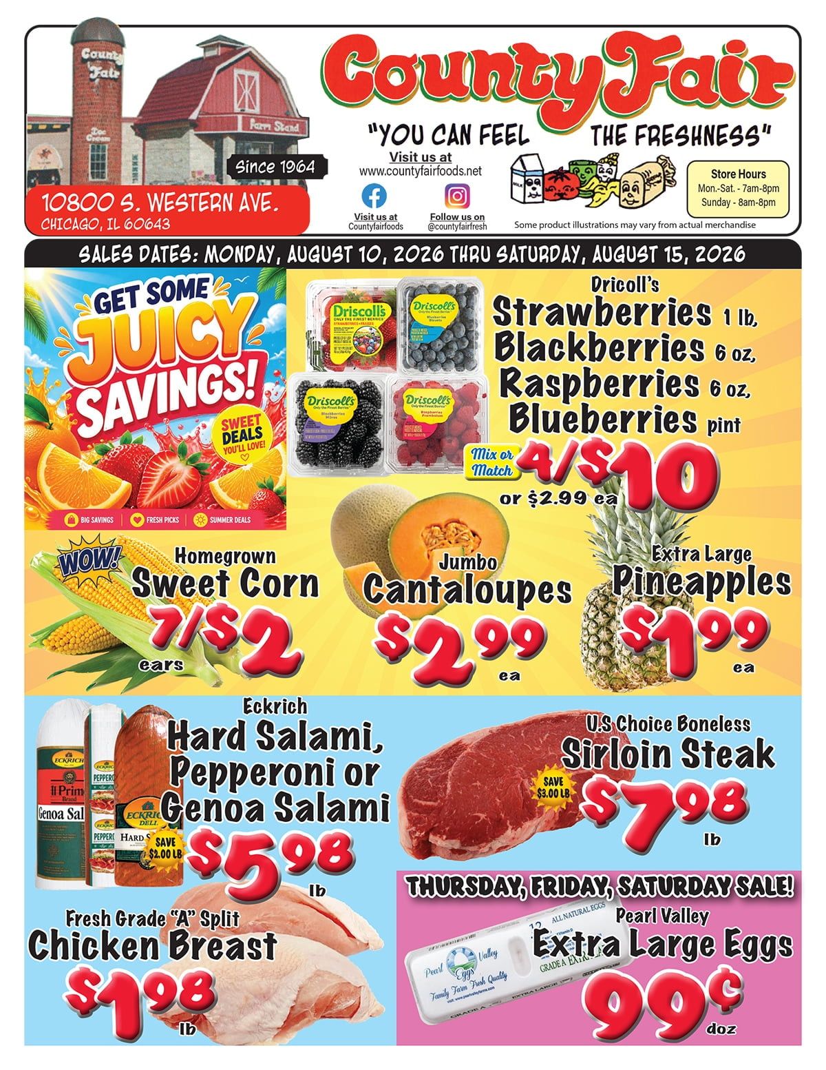 County Fair Foods Weekly Ad August 10 - 15, 2026