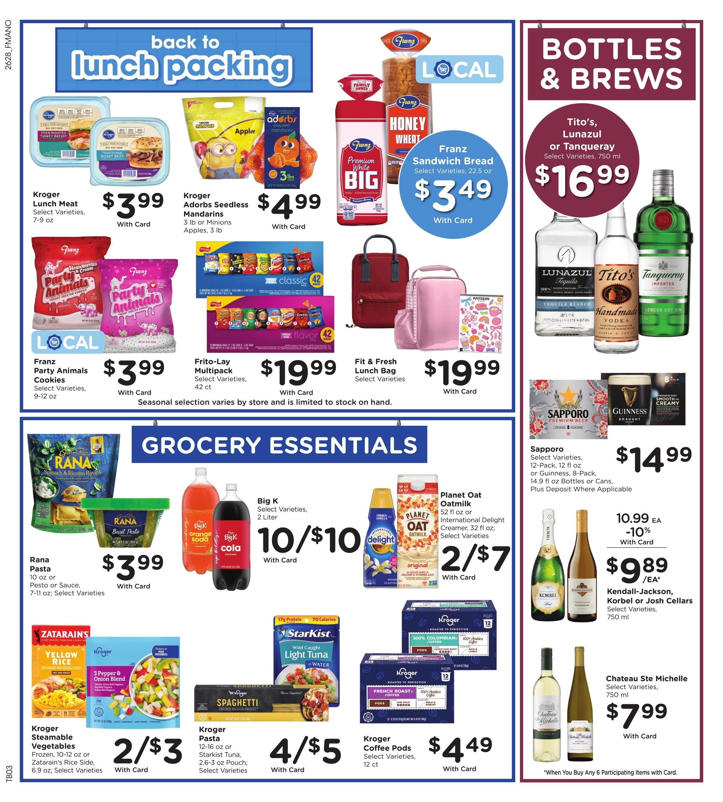 Fred Meyer (Kennewick–Boardman Area, OR–WA) Weekly Ad August 12 - 18, 2026