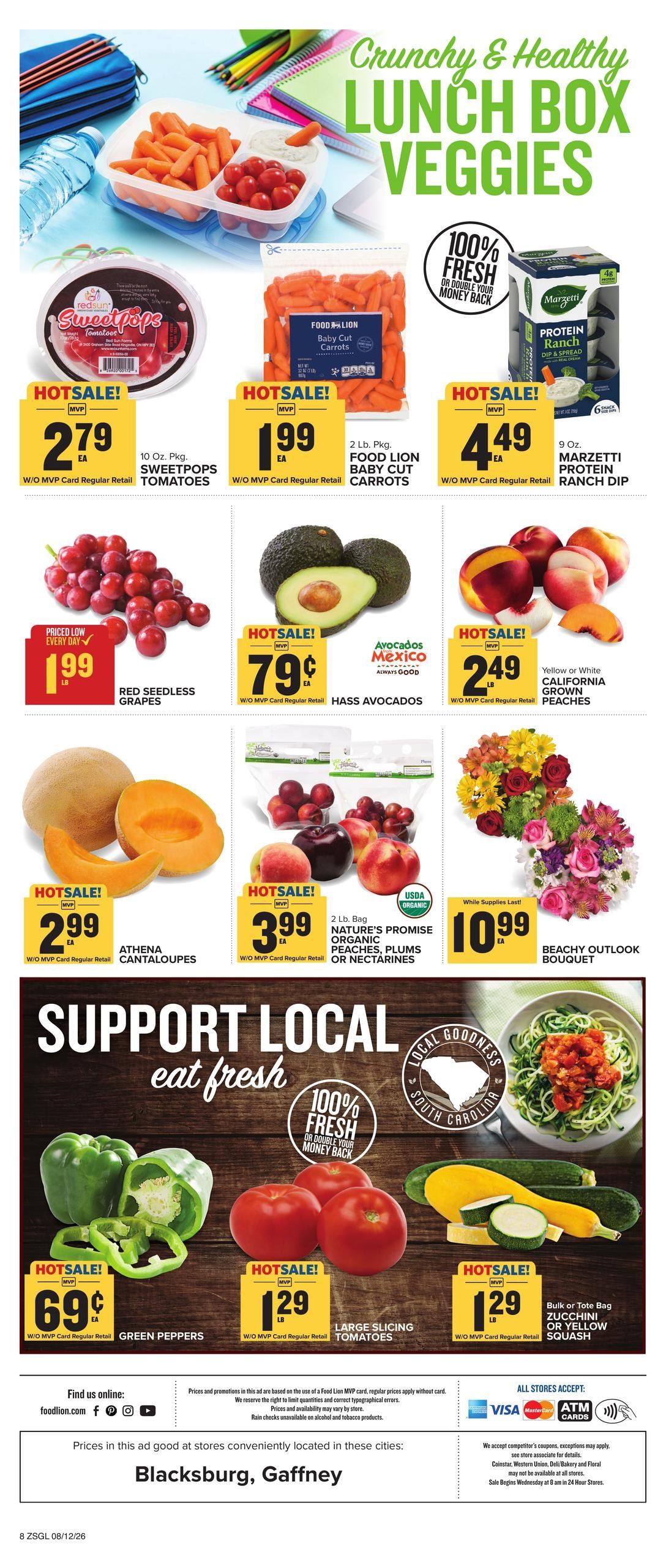 Food Lion (Rock Hill Area, SC) Weekly Ad August 12 - 18, 2026